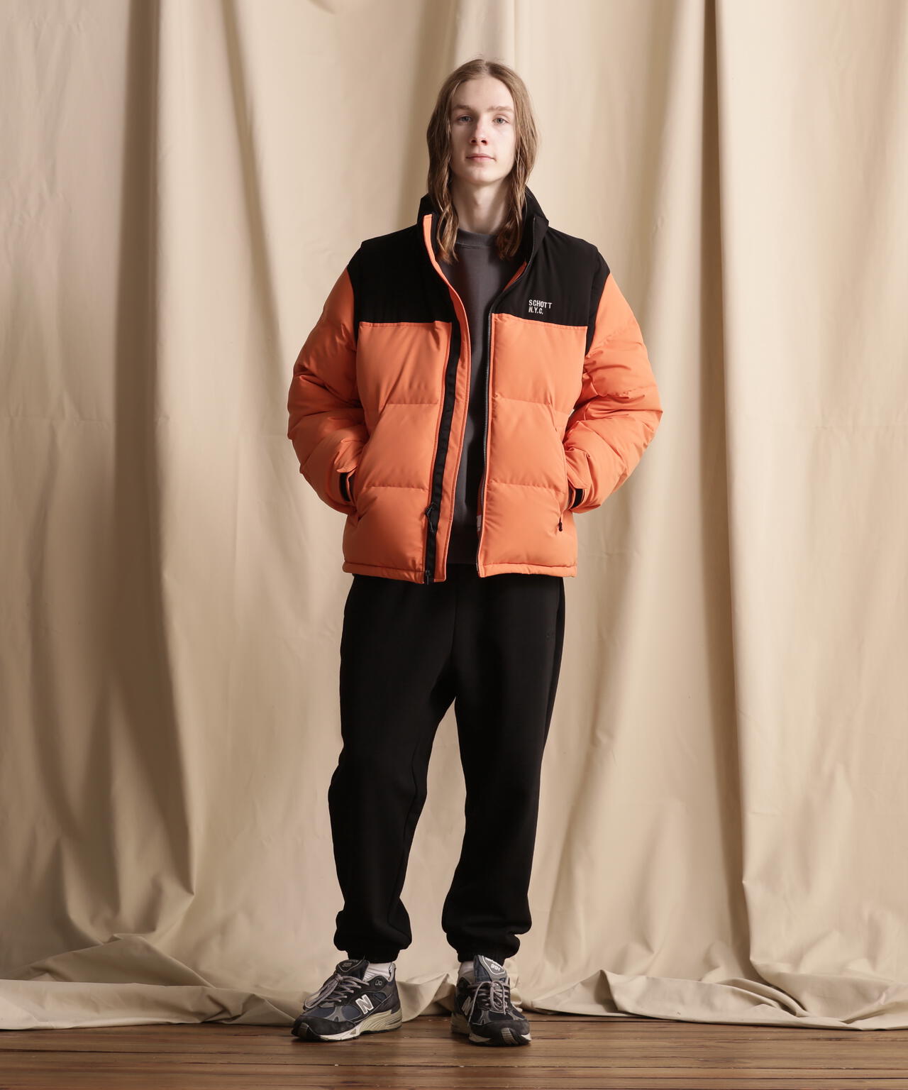 2WAY 2TONE DOWN JACKET/2ウェイ 2トーン ダウンジャケット