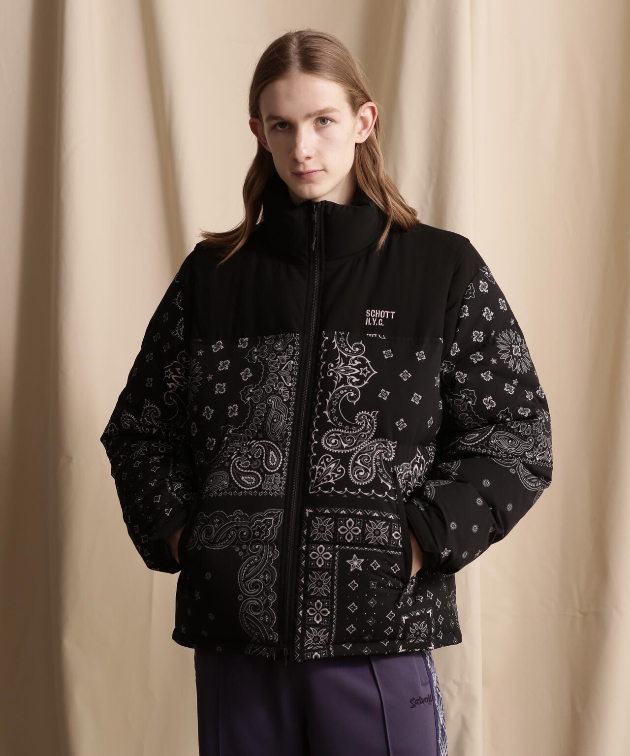 2WAY 2TONE DOWN JACKET/2ウェイ 2トーン ダウンジャケット