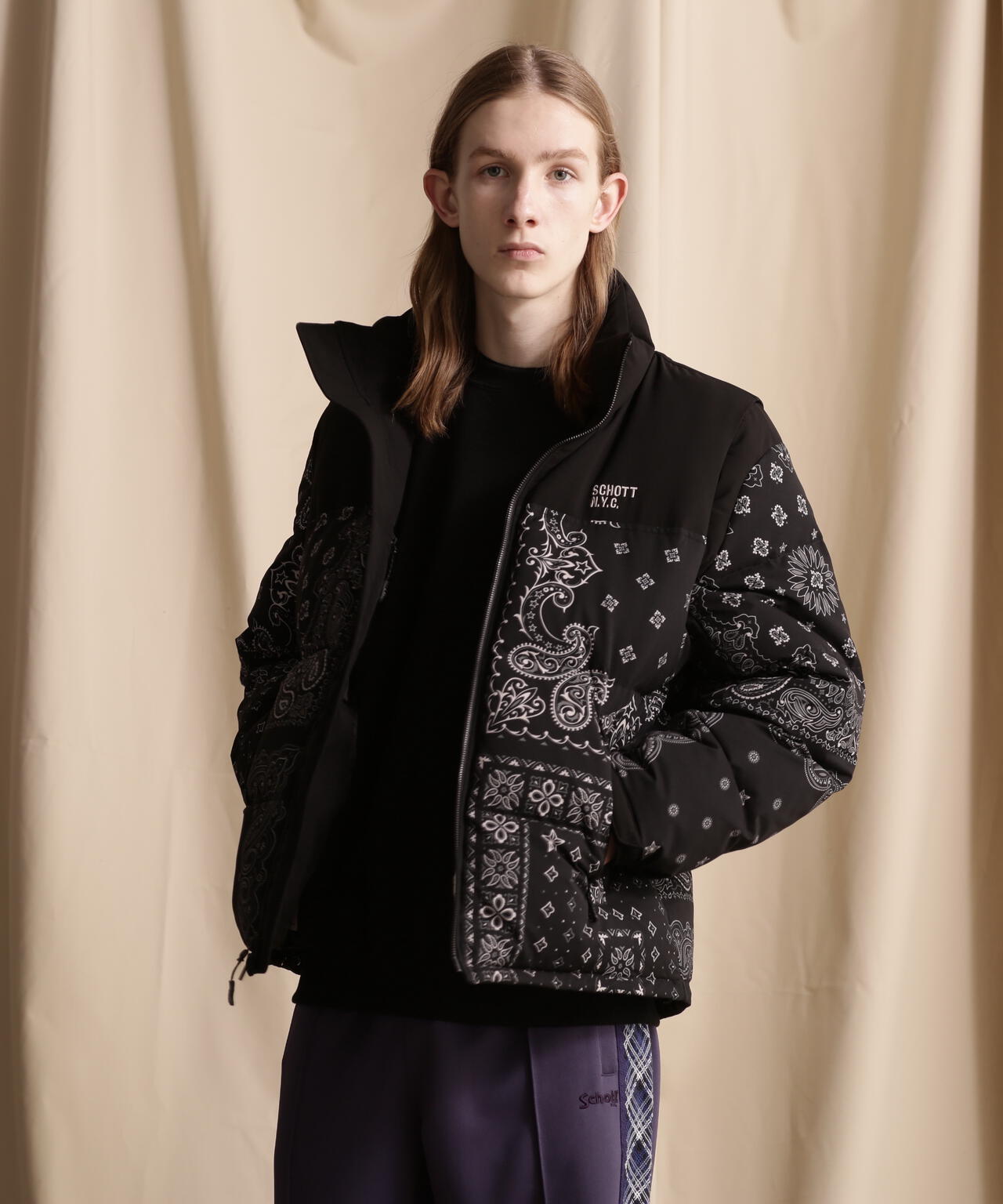 2WAY 2TONE DOWN JACKET/2ウェイ 2トーン ダウンジャケット