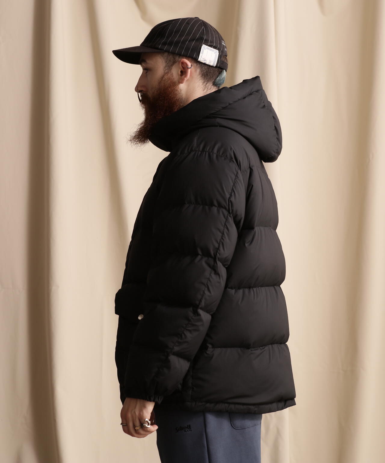 TOP TIRE HOODED DOWN JACKET/トップティア フードダウンジャケット