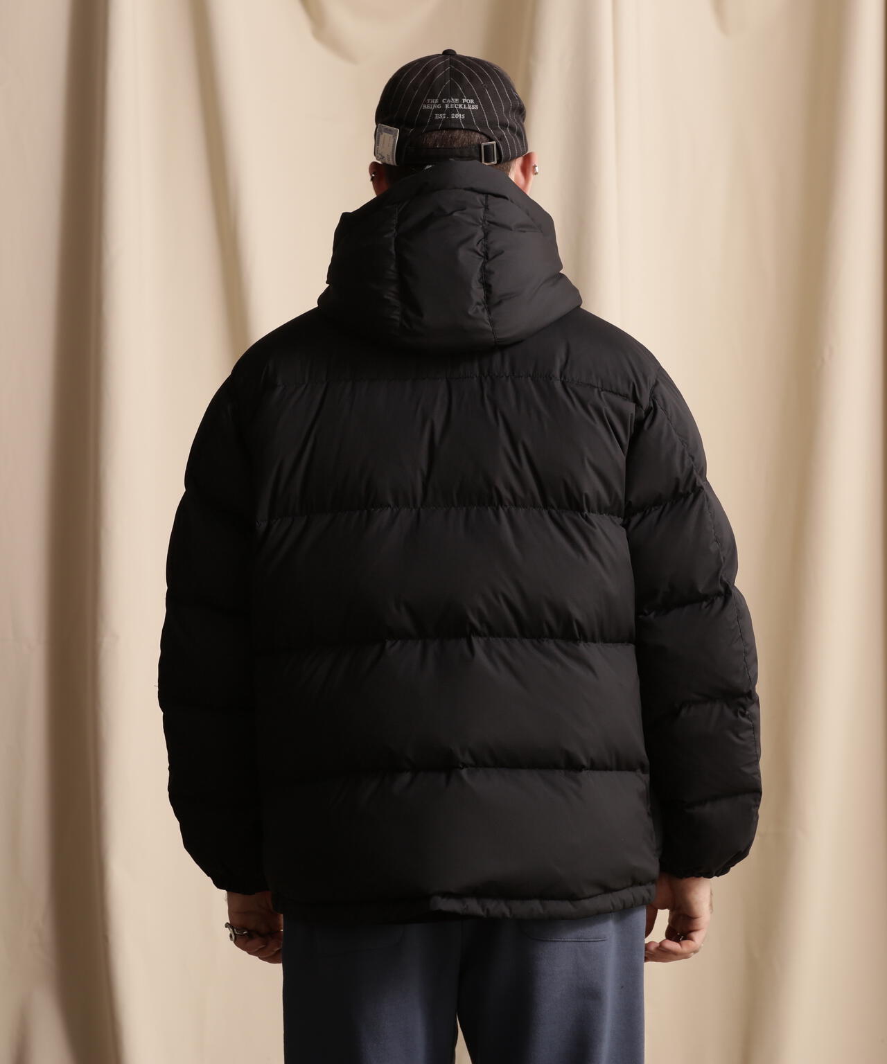 TOP TIRE HOODED DOWN JACKET/トップティア フードダウンジャケット