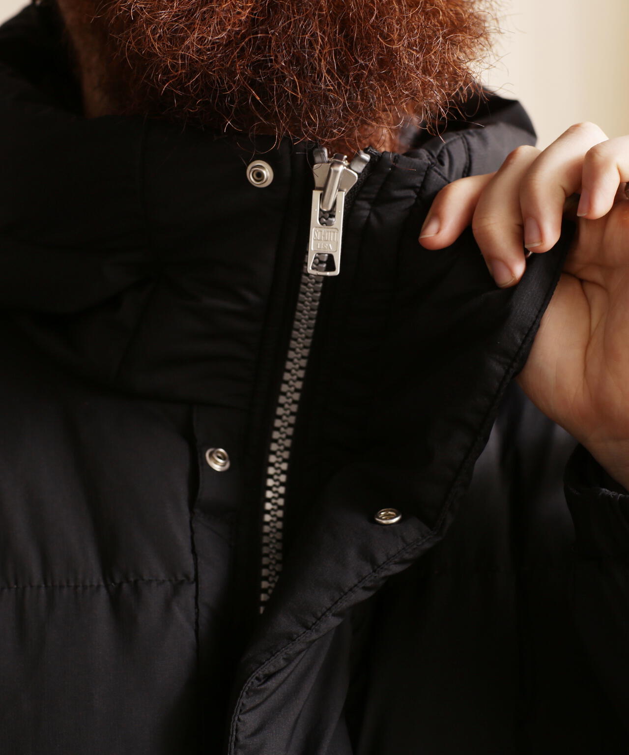 TOP TIRE HOODED DOWN JACKET/トップティア フードダウンジャケット