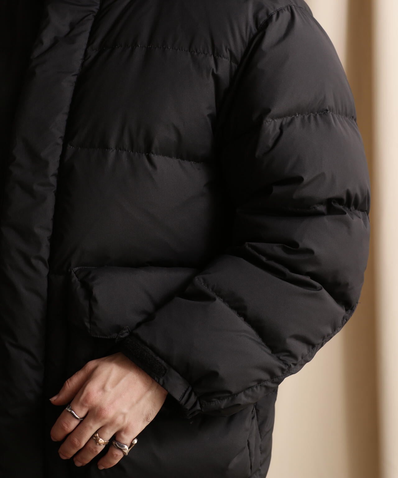 TOP TIRE HOODED DOWN JACKET/トップティア フードダウンジャケット