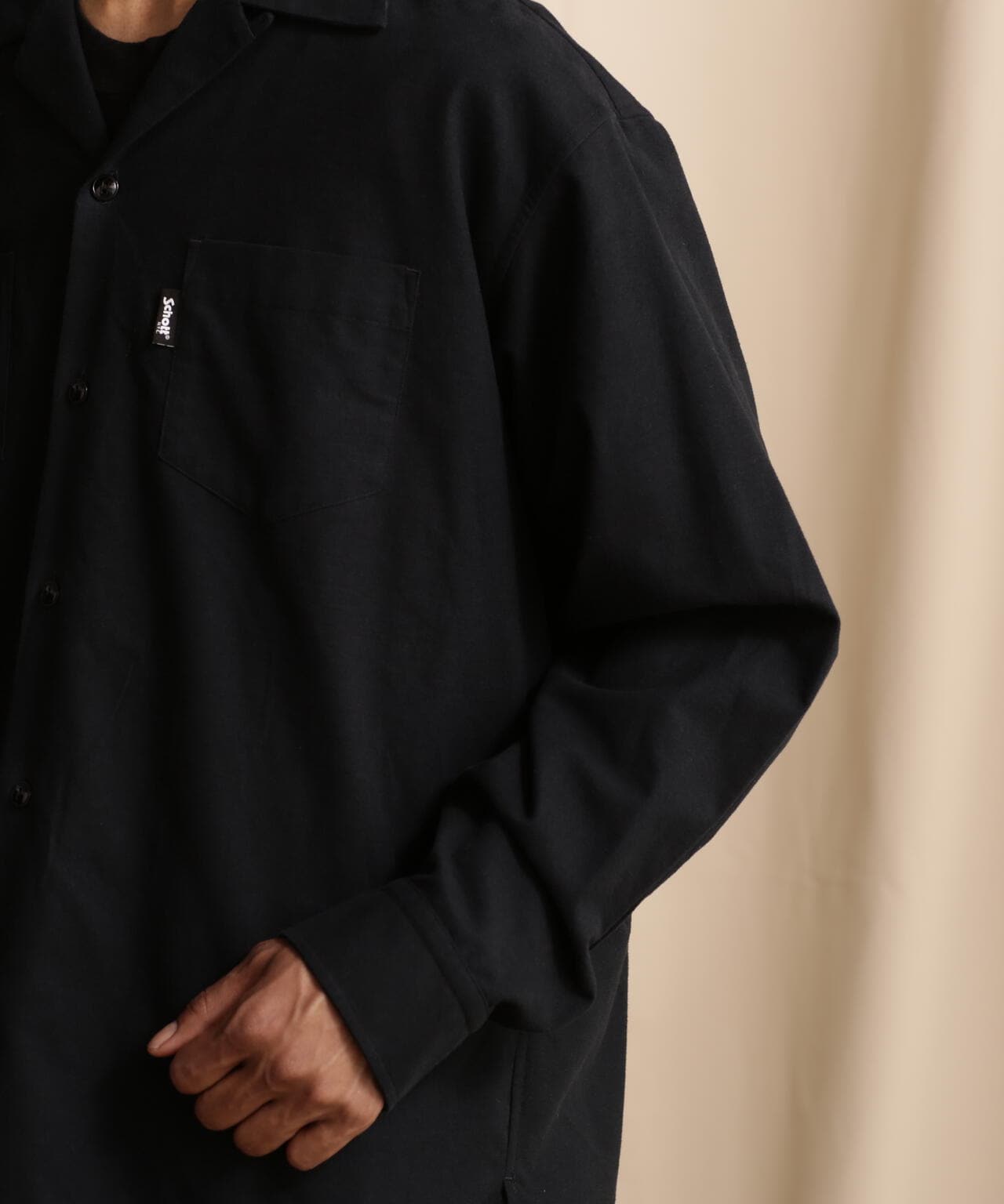 LS FLANNEL SHIRT PLAIN/プレーン フランネルシャツ
