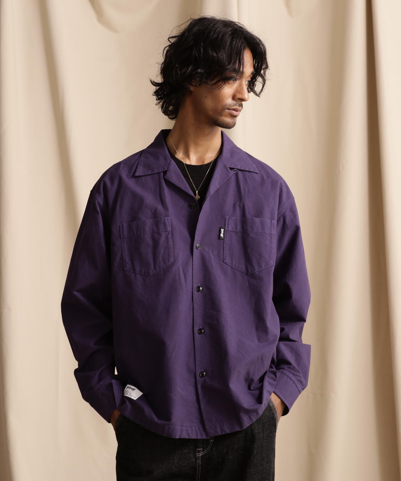 LS FLANNEL SHIRT PLAIN/プレーン フランネルシャツ