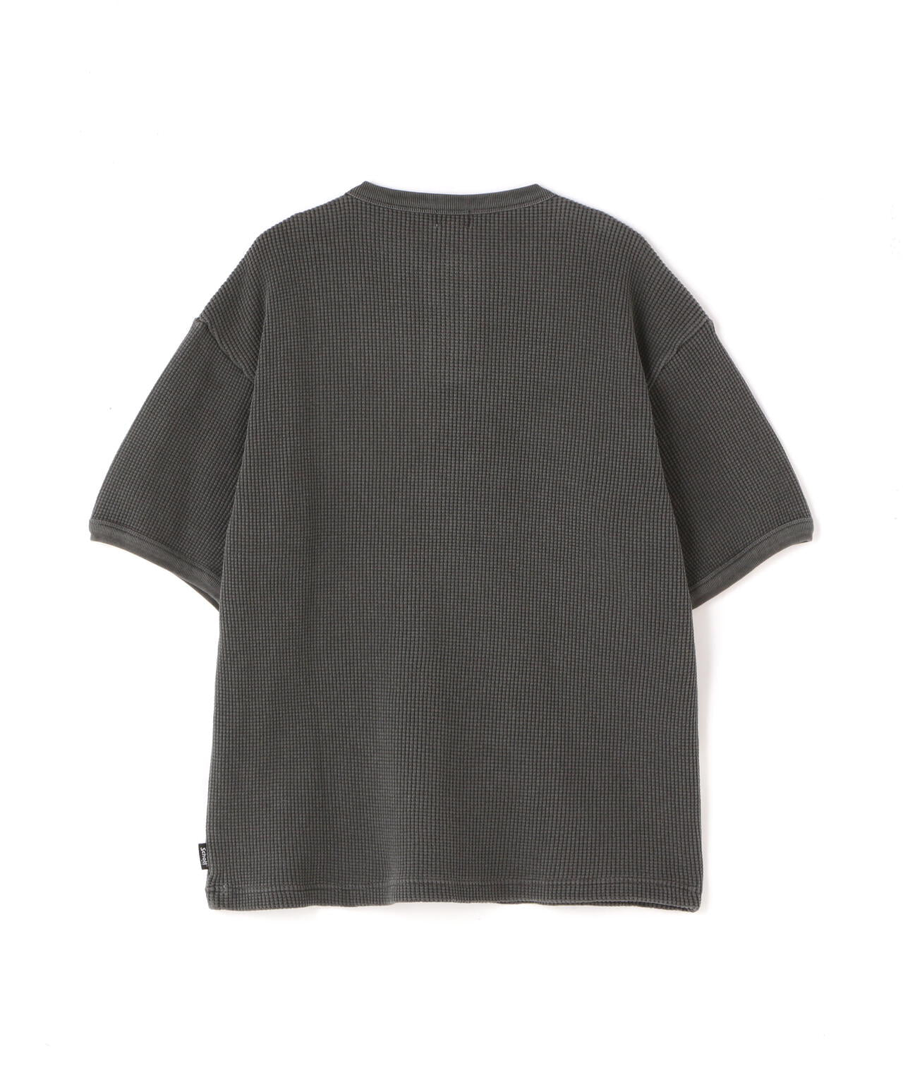 THERMAL PIGMENT O/D HENLEY NECK T-SHIRT/サーマル オーバーダイ ヘンリーネック Tシャツ