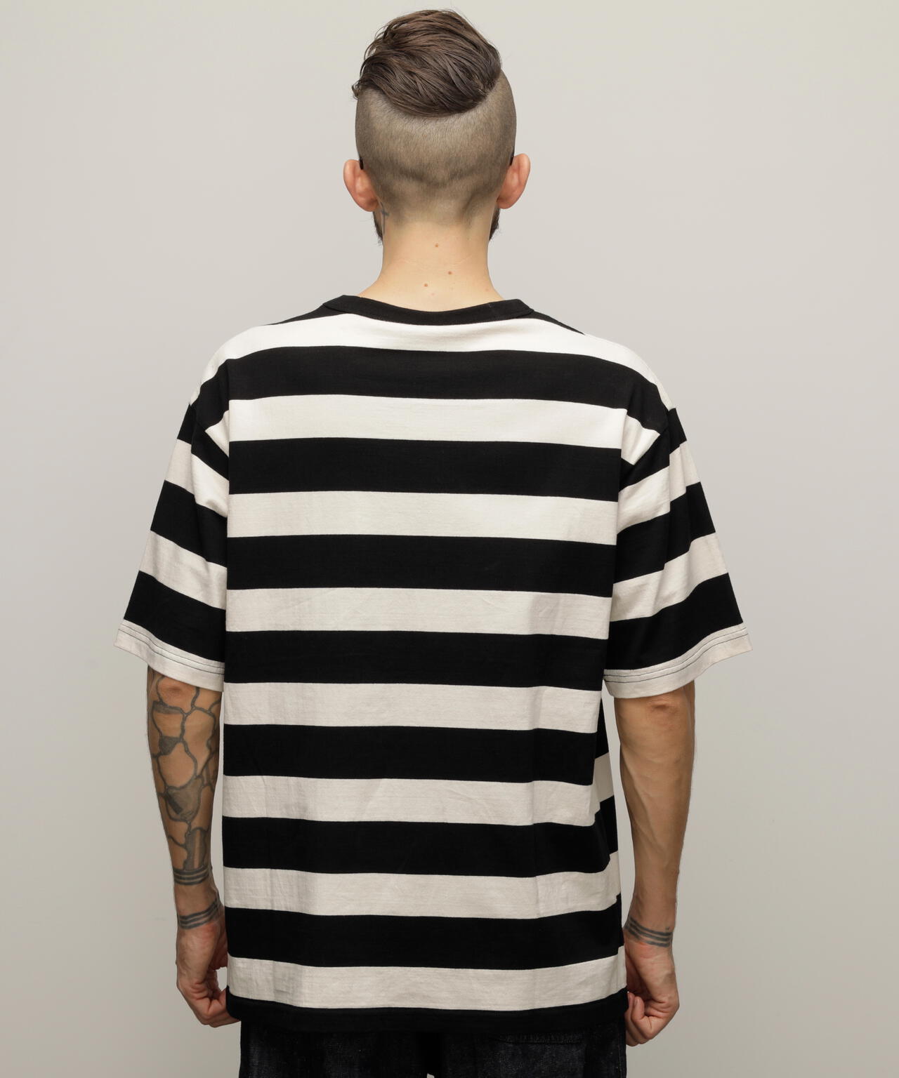 WIDE BORDER POCKET T-SHIRT/ワイドボーダー ポケットTシャツ