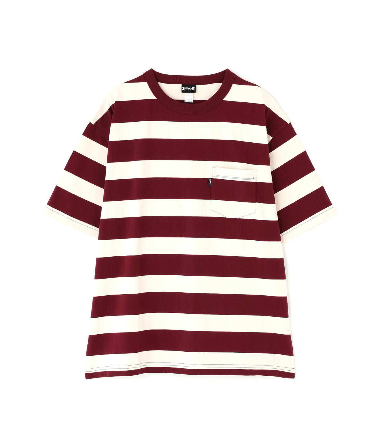 WIDE BORDER POCKET T-SHIRT/ワイドボーダー ポケットTシャツ