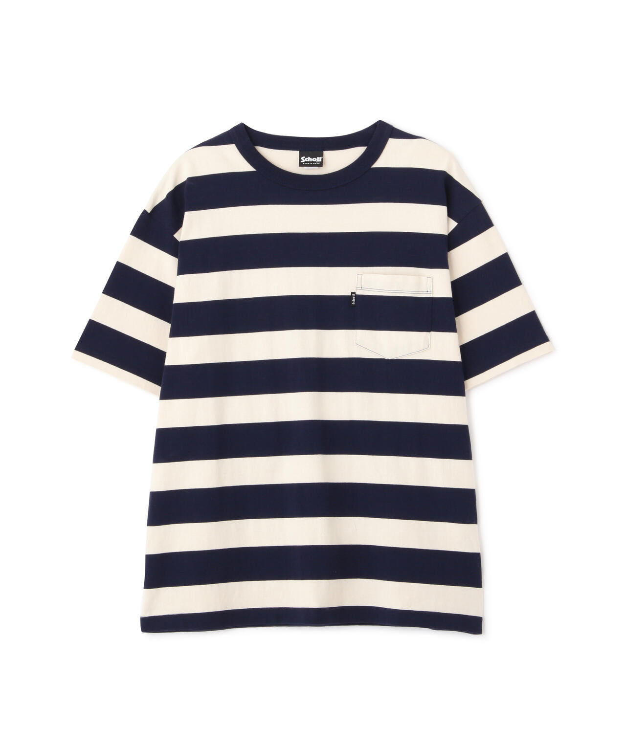 WIDE BORDER POCKET T-SHIRT/ワイドボーダー ポケットTシャツ