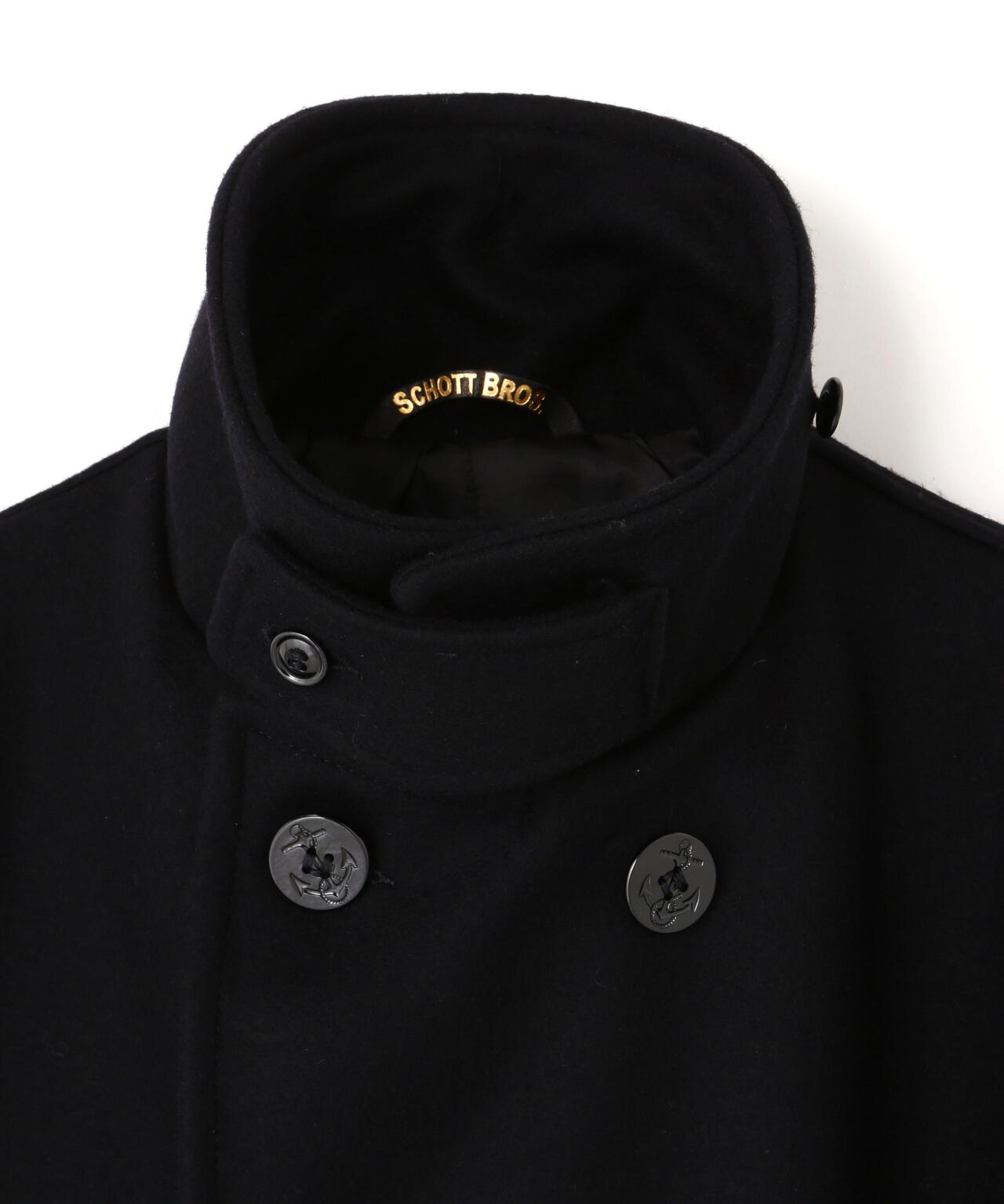 714US LONG MELTON PEACOAT/ロング メルトン ピーコート