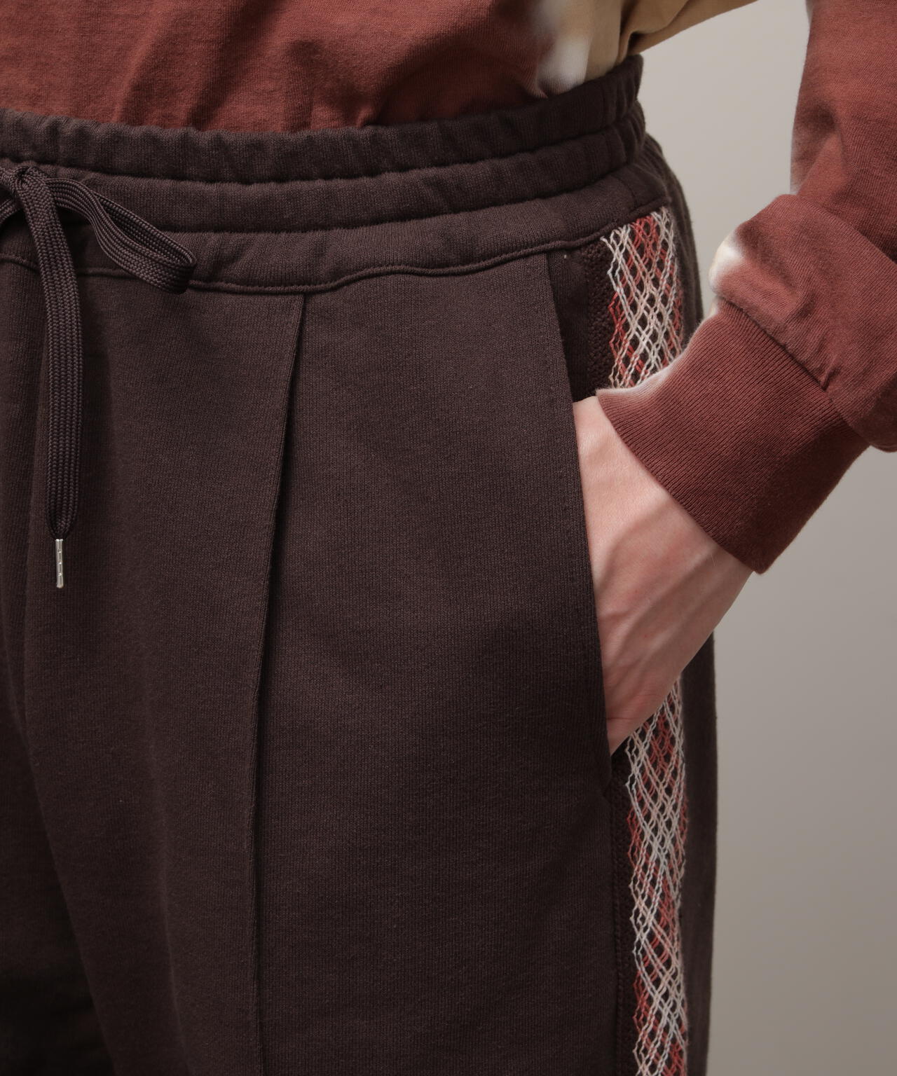 BRAID SWEATPANTS/ブレイド スウェットパンツ