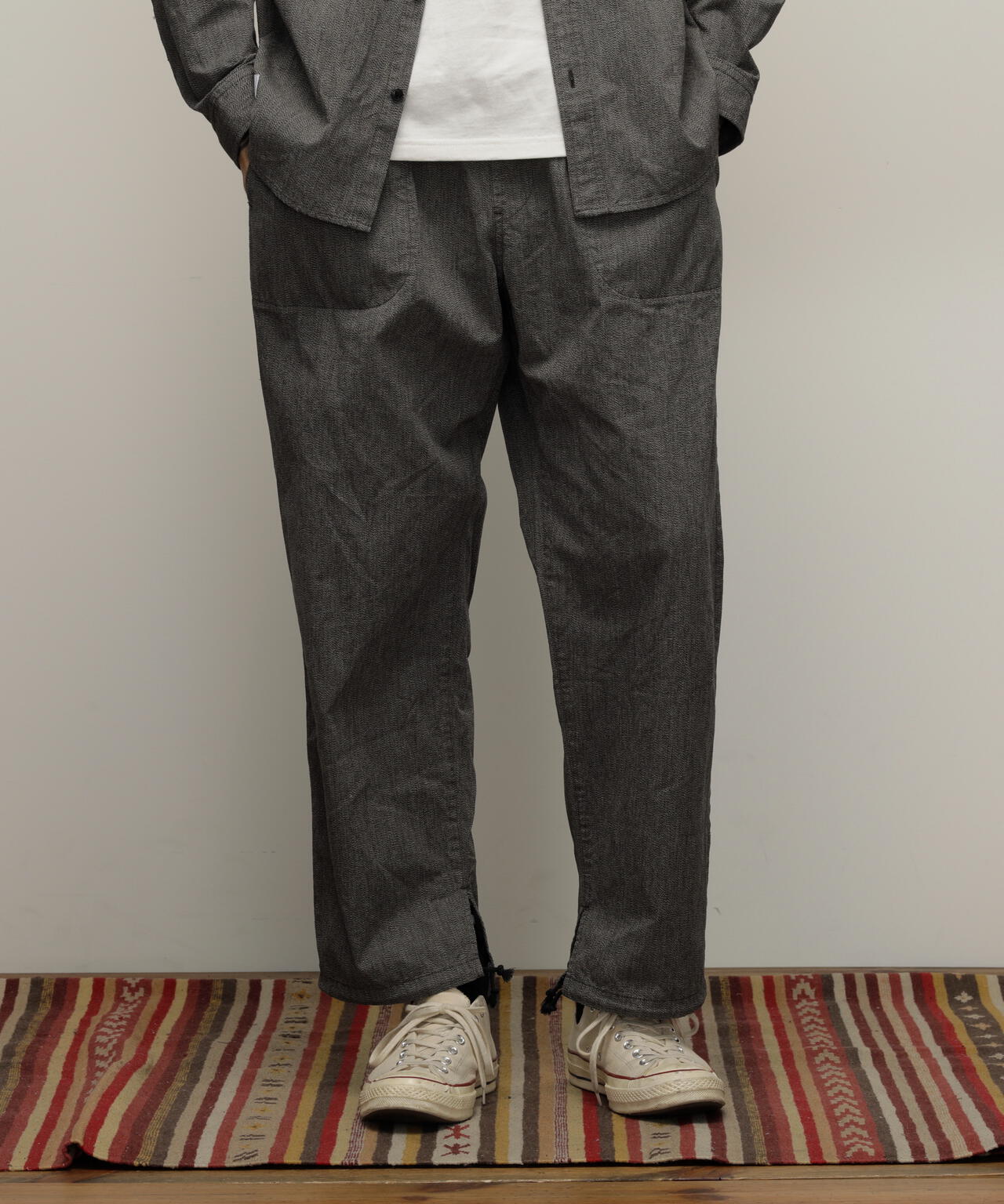 COTTON COVERT DRAWSTRING PANTS/コットンコバート ドロー COTTON COVERT DRAWSTRING PANTS/コットンコバート ドロー