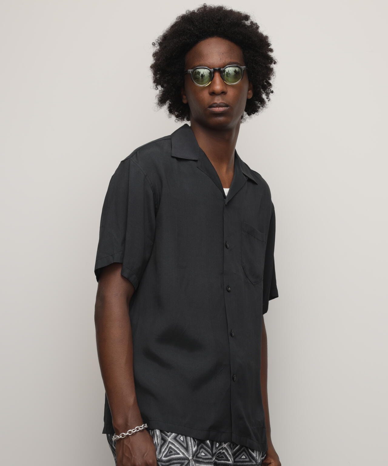 RAYON SHIRT"LADY WITH THE DRAGON”/レーヨンシャツ 'レディ ウィズ ザ ドラゴン'