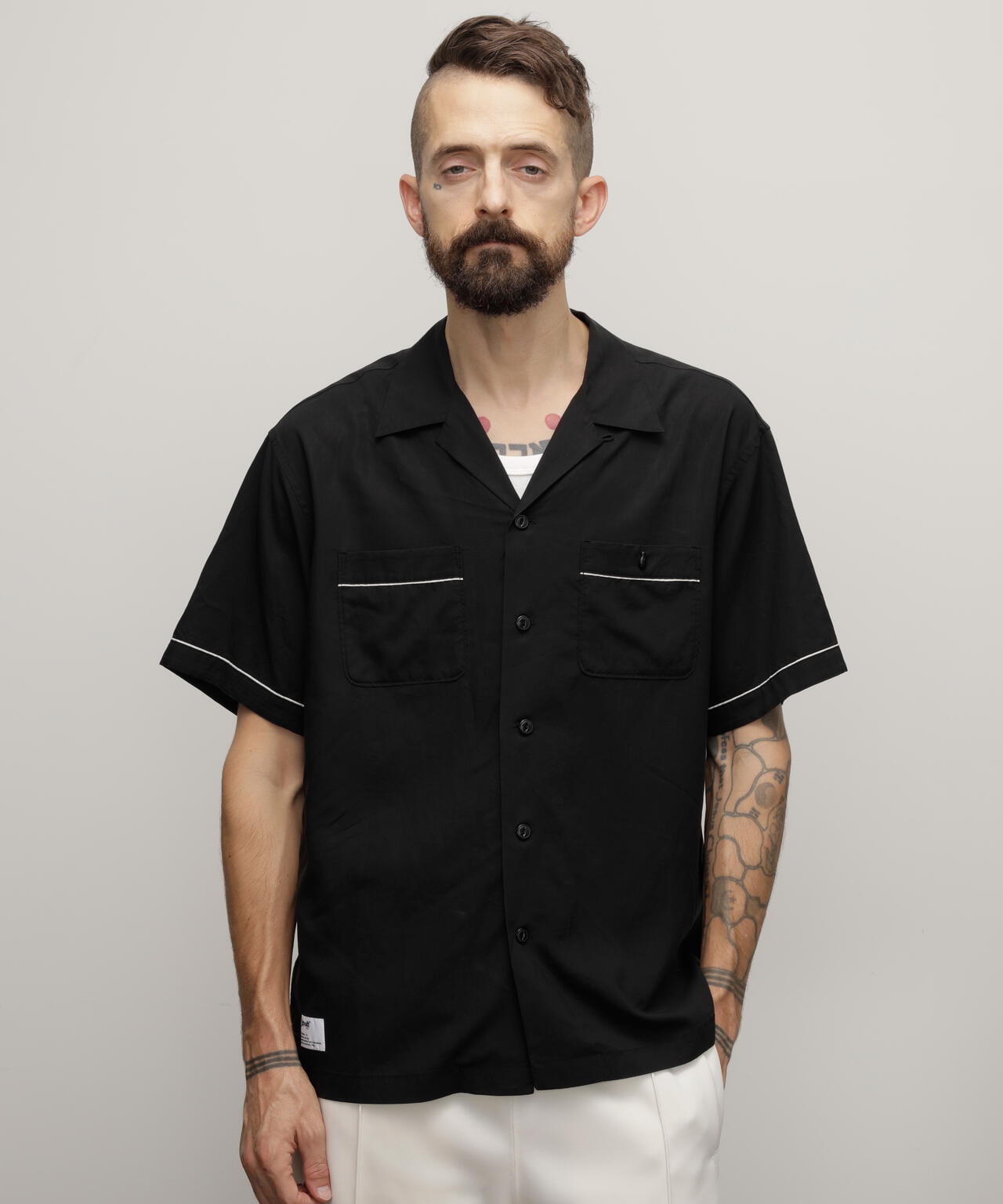 BOWLING SHIRT"FINEST QUALITY BUILT TOUGH"/ボーリングシャツ ファイネスト クオリティ ビルド タフ