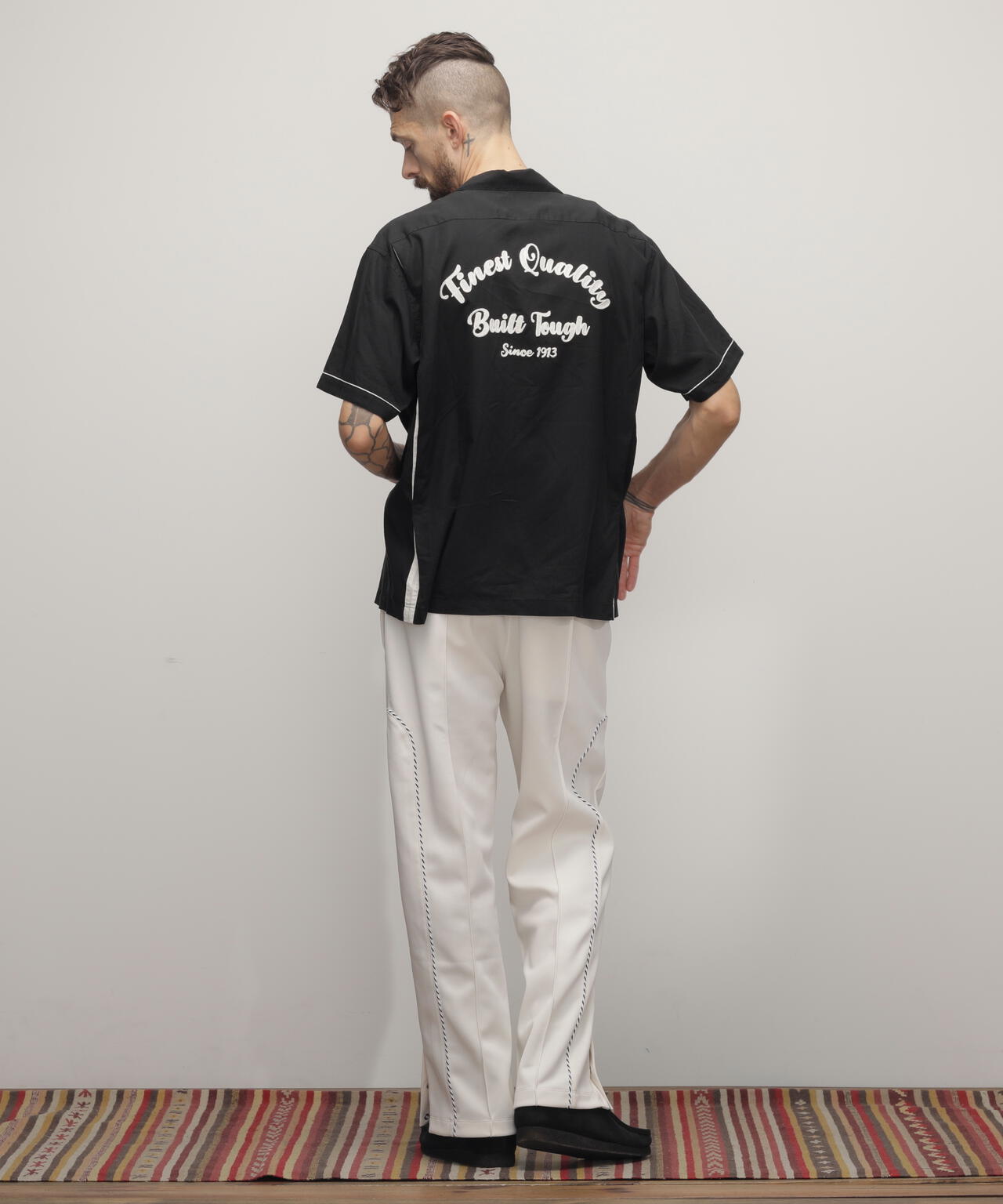 BOWLING SHIRT"FINEST QUALITY BUILT TOUGH"/ボーリングシャツ ファイネスト クオリティ ビルド タフ