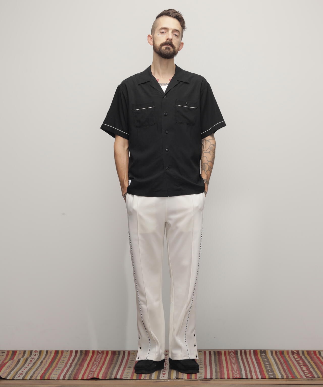BOWLING SHIRT"FINEST QUALITY BUILT TOUGH"/ボーリングシャツ ファイネスト クオリティ ビルド タフ