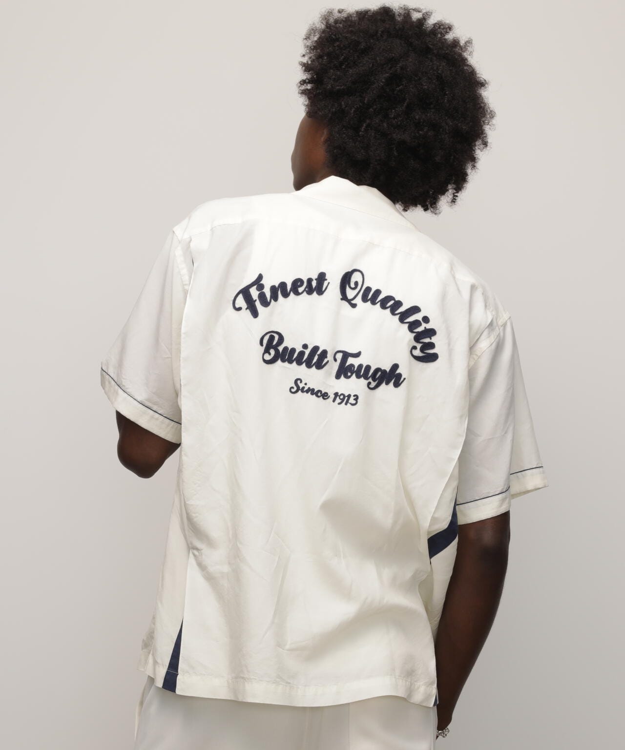 BOWLING SHIRT"FINEST QUALITY BUILT TOUGH"/ボーリングシャツ ファイネスト クオリティ ビルド タフ