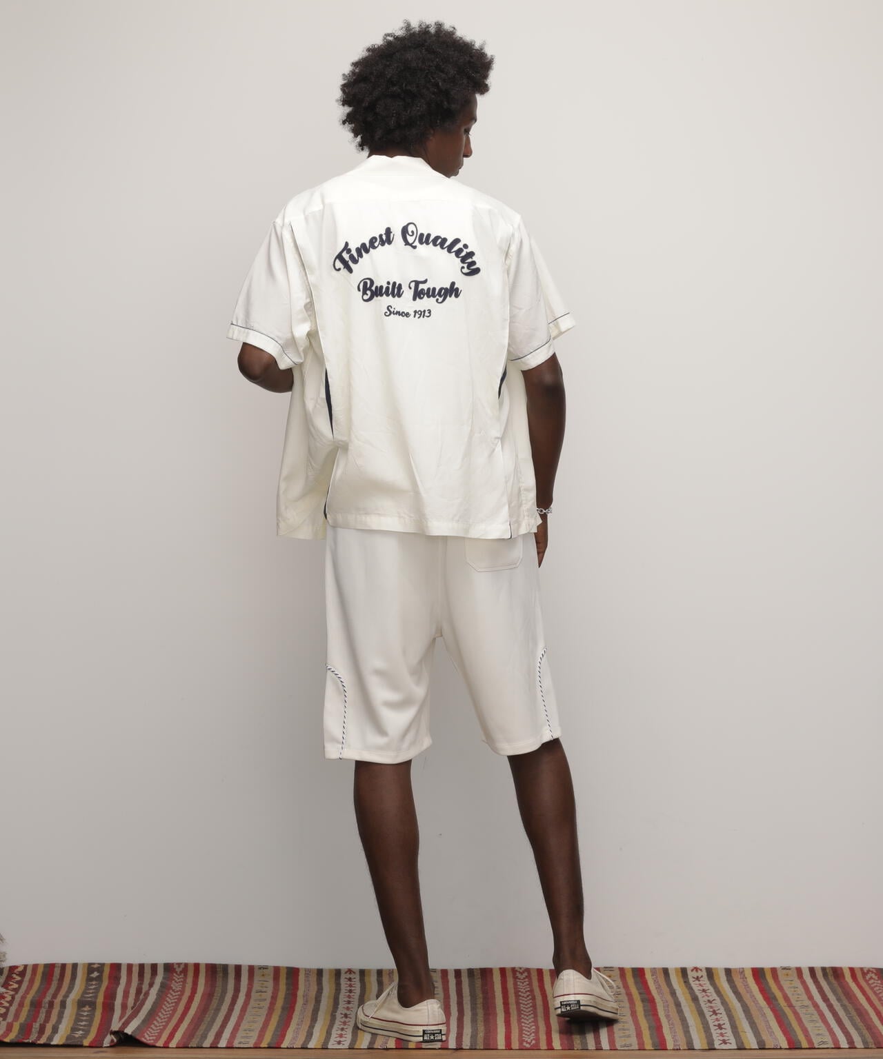 BOWLING SHIRT"FINEST QUALITY BUILT TOUGH"/ボーリングシャツ ファイネスト クオリティ ビルド タフ