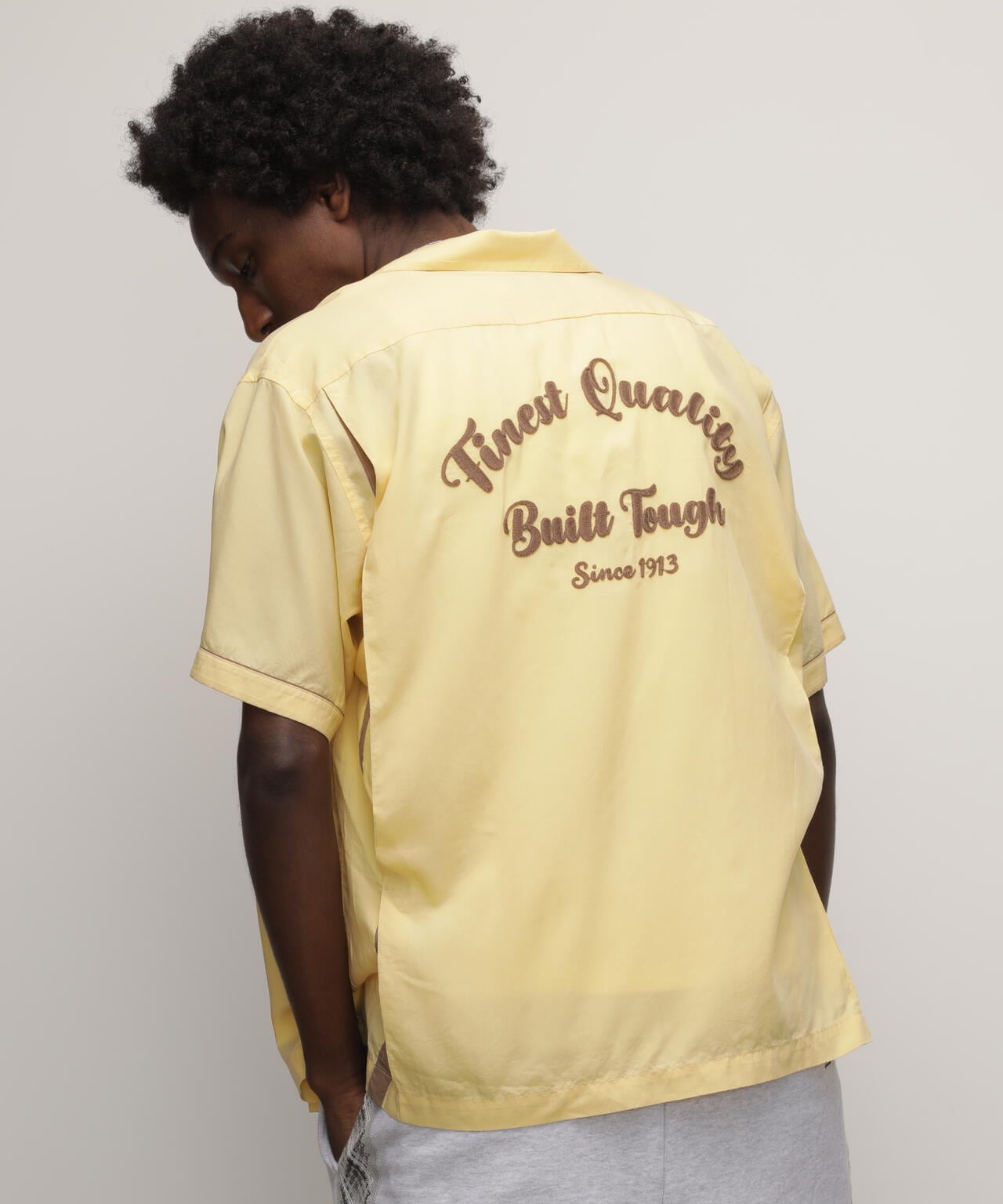 BOWLING SHIRT"FINEST QUALITY BUILT TOUGH"/ボーリングシャツ ファイネスト クオリティ ビルド タフ