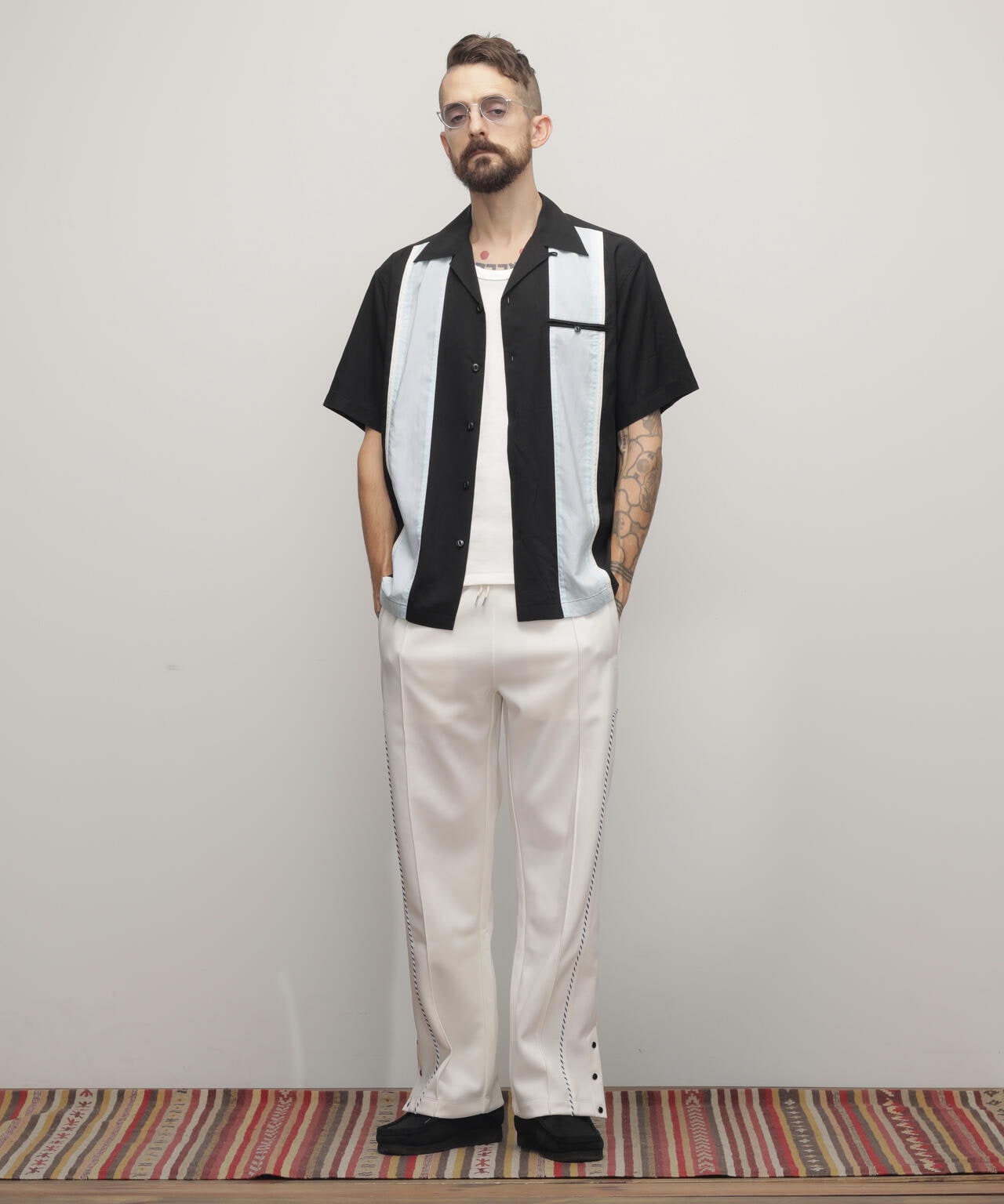 LYOCELL SHIRT "50's 2TONE"/リヨセルシャツ "50's 2トーン"