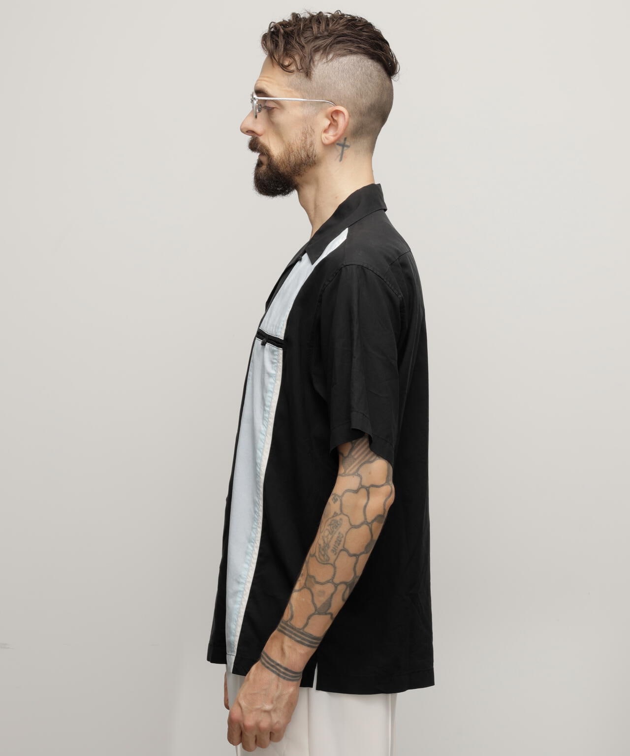 LYOCELL SHIRT "50's 2TONE"/リヨセルシャツ "50's 2トーン"