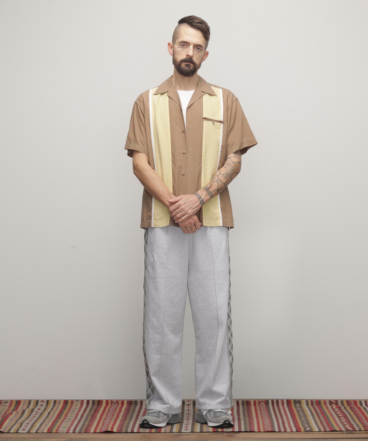 LYOCELL SHIRT "50's 2TONE"/リヨセルシャツ "50's 2トーン"