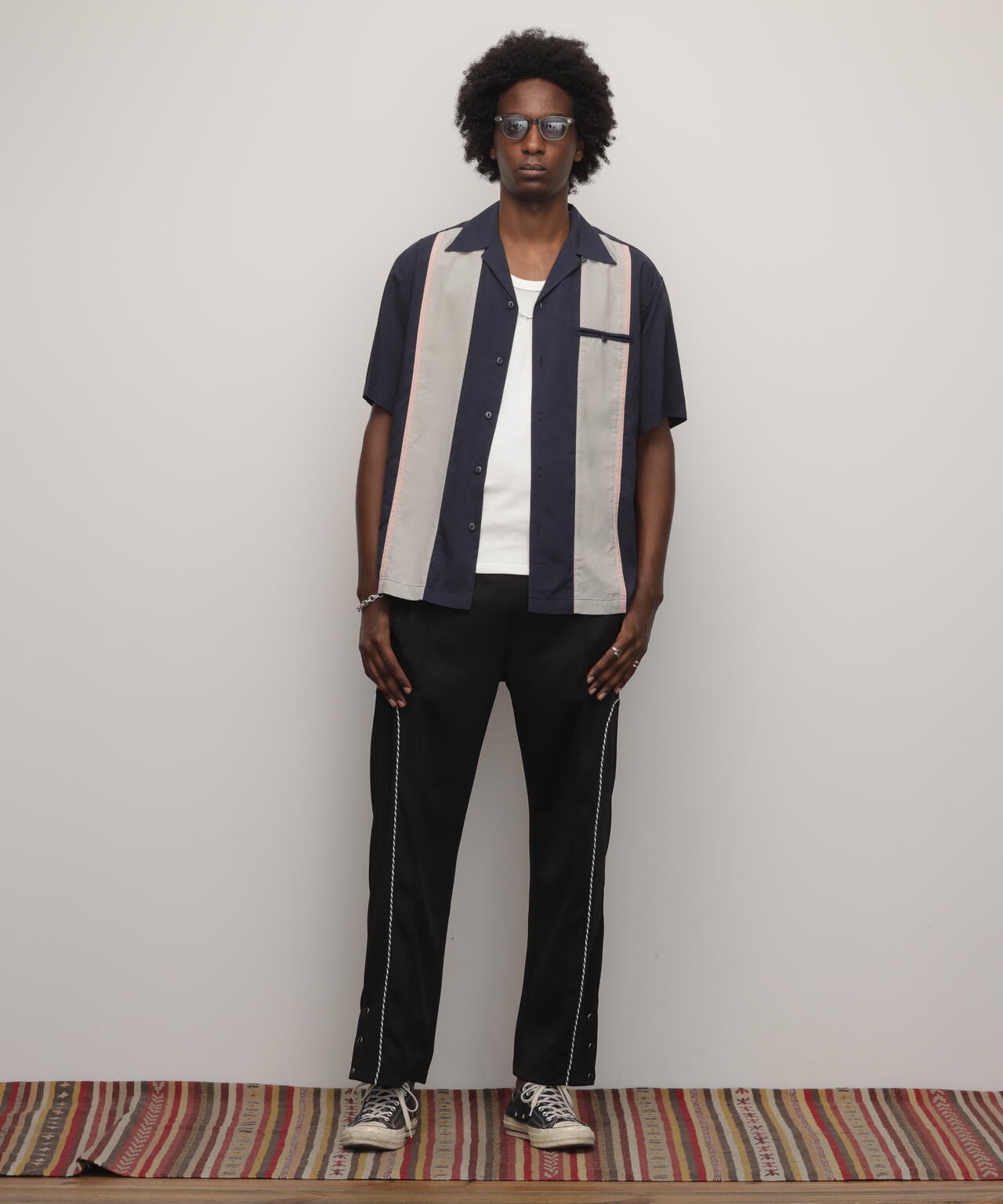 LYOCELL SHIRT "50's 2TONE"/リヨセルシャツ "50's 2トーン"