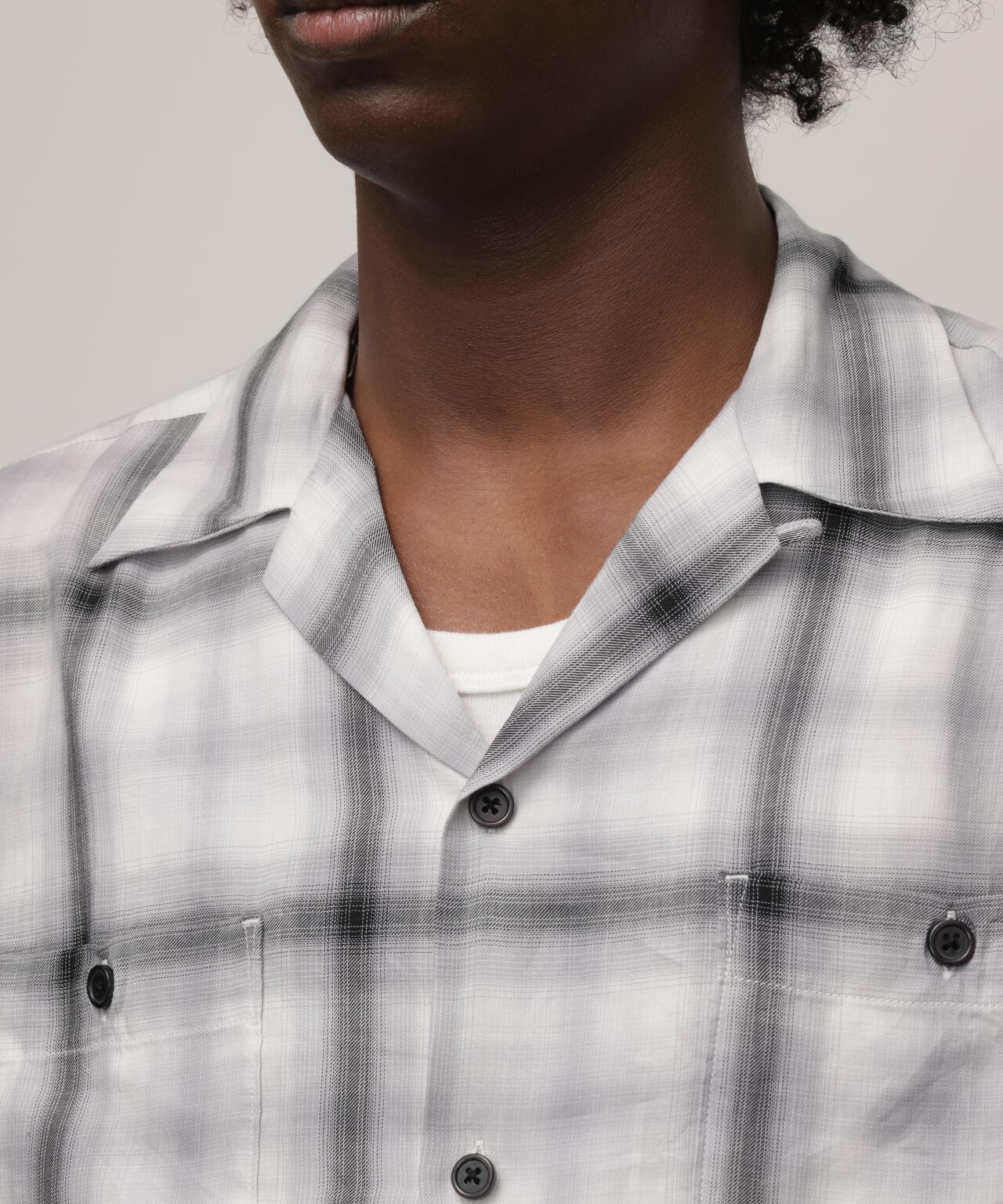 OMBRE CHECK SHIRT/オンブレチェックシャツ
