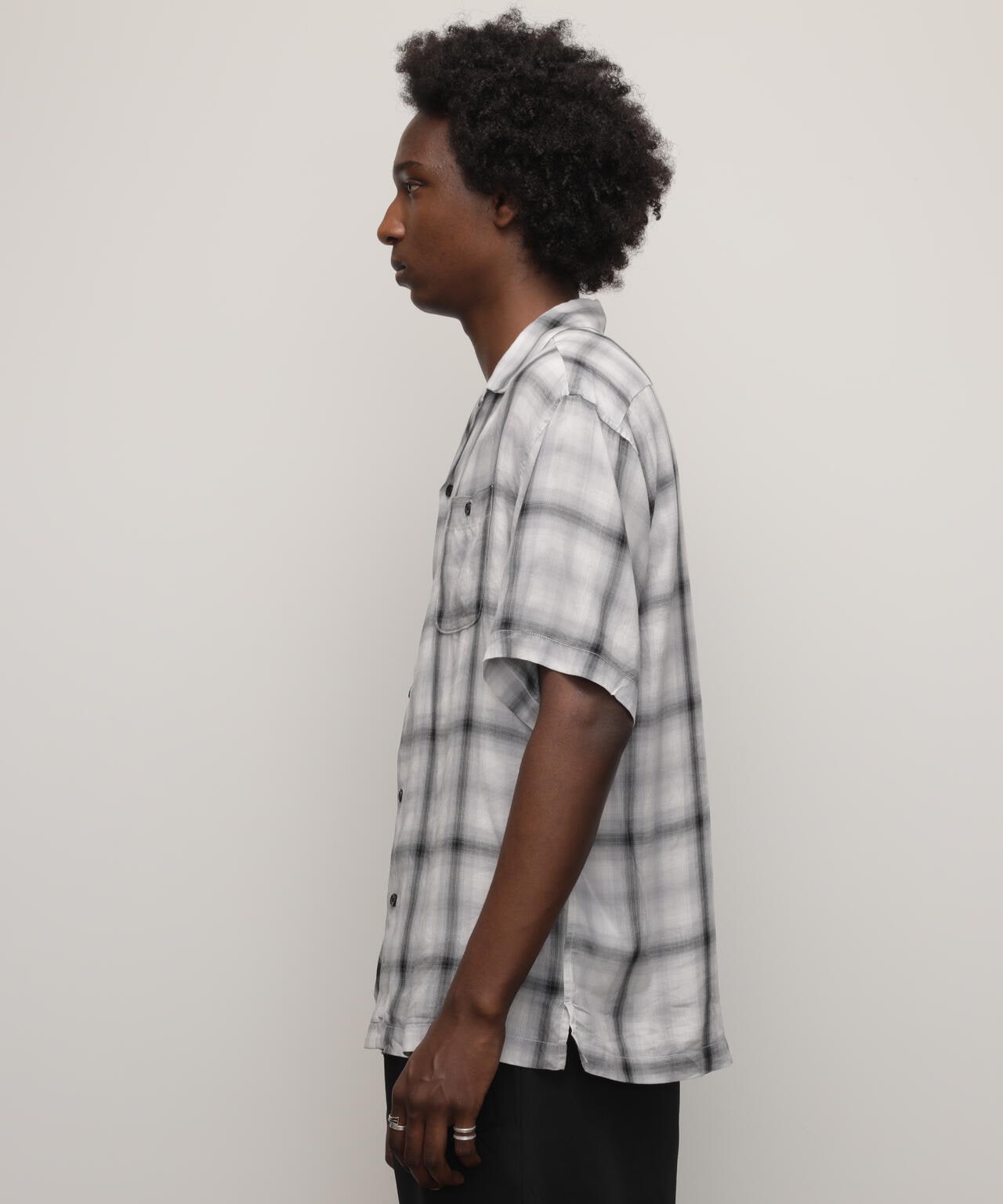 OMBRE CHECK SHIRT/オンブレチェックシャツ