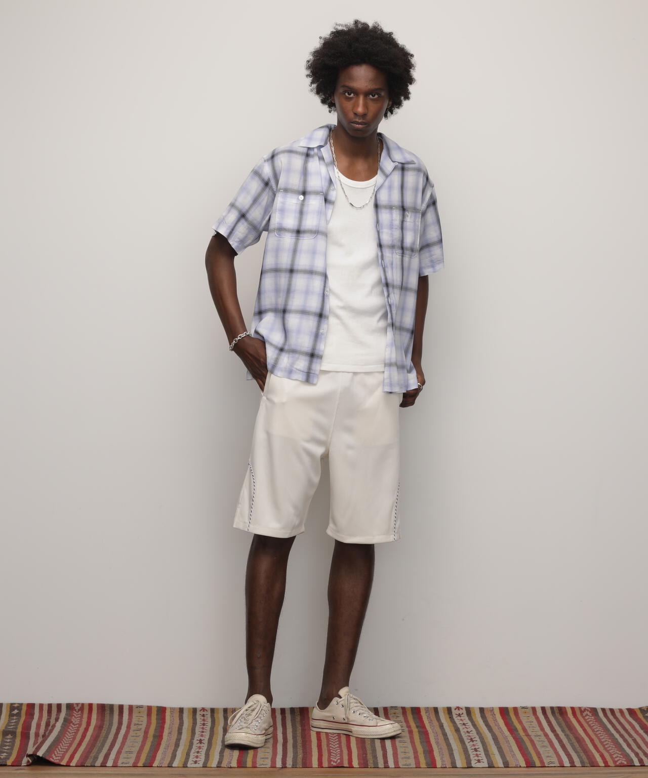 OMBRE CHECK SHIRT/オンブレチェックシャツ