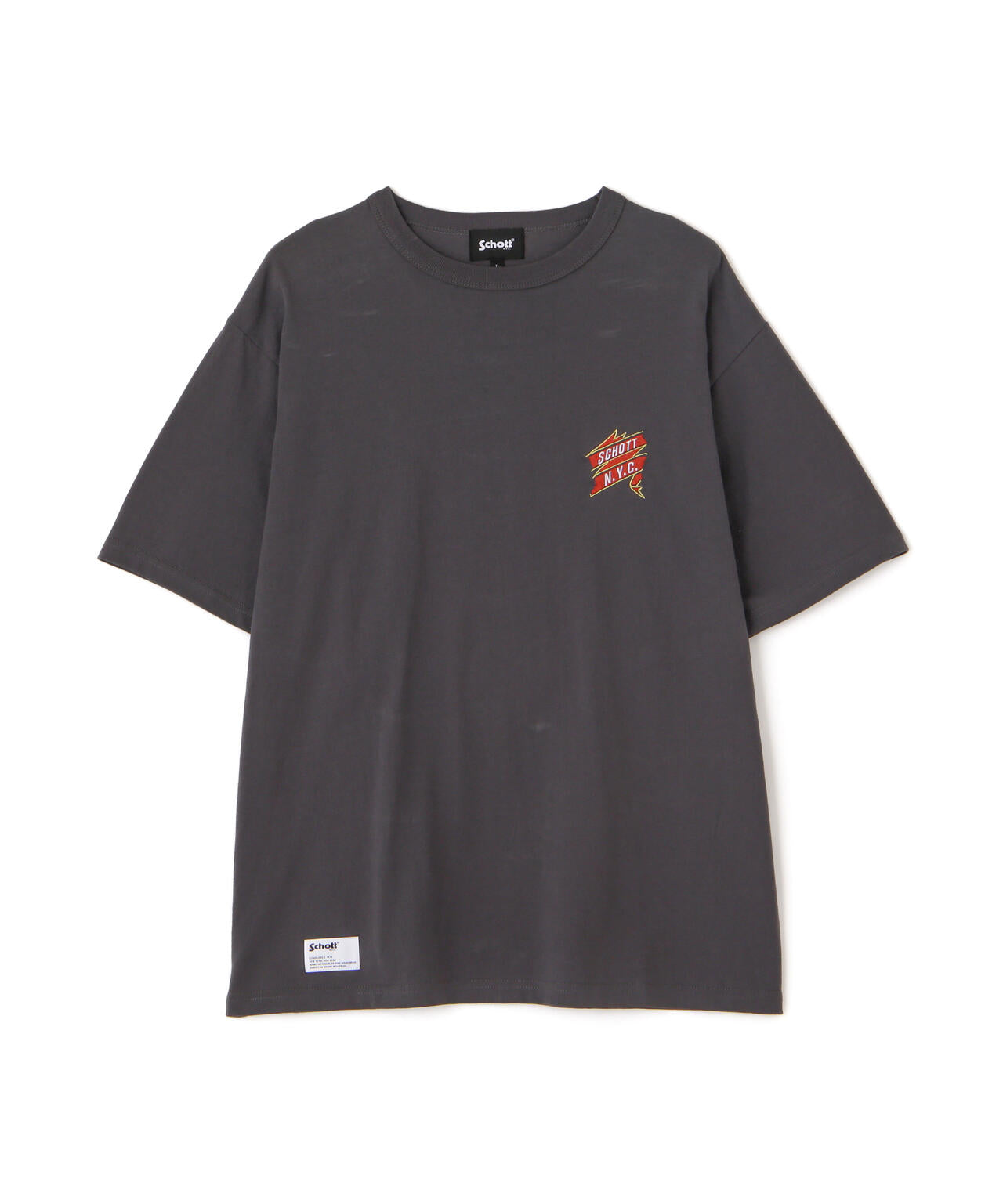 T-SHIRT "EAGLE AND RIBBON EMB"/刺繍Tシャツ "イーグル アンド リボン"