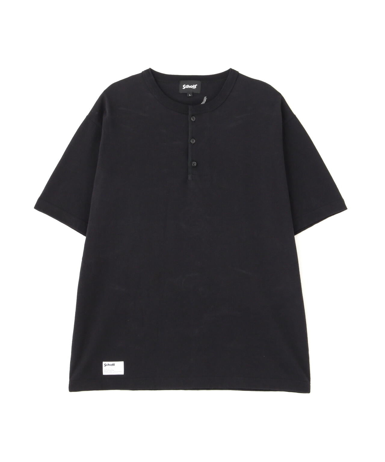 HENLEY TーSHIRT "CREST DRAGON EMB"/刺繍ヘンリーTシャツ "クレスト ドラゴン"