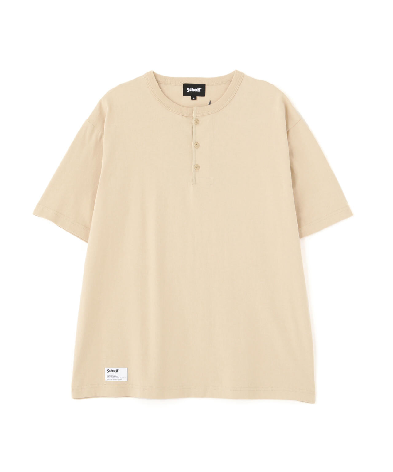 HENLEY TーSHIRT "CREST DRAGON EMB"/刺繍ヘンリーTシャツ "クレスト ドラゴン"