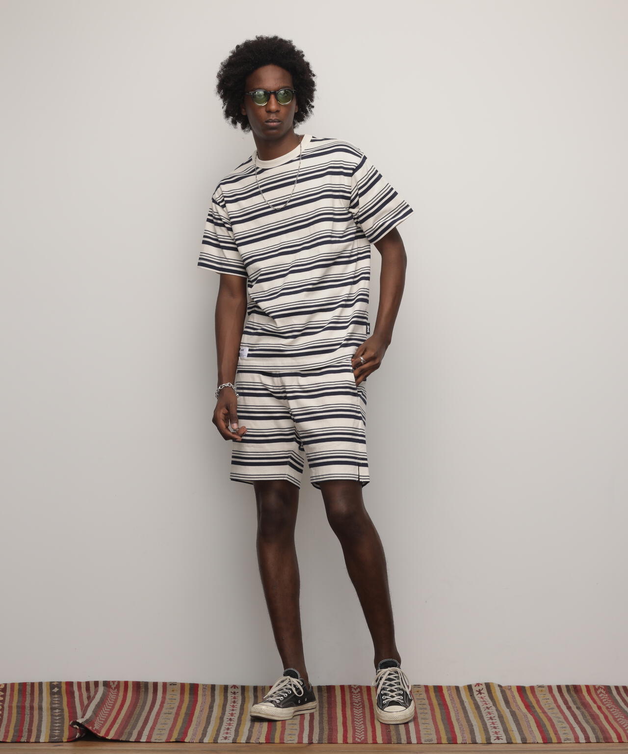 HORIZONTAL STRIPES T-SHIRT/ホリゾンタル ストライプ Tシャツ