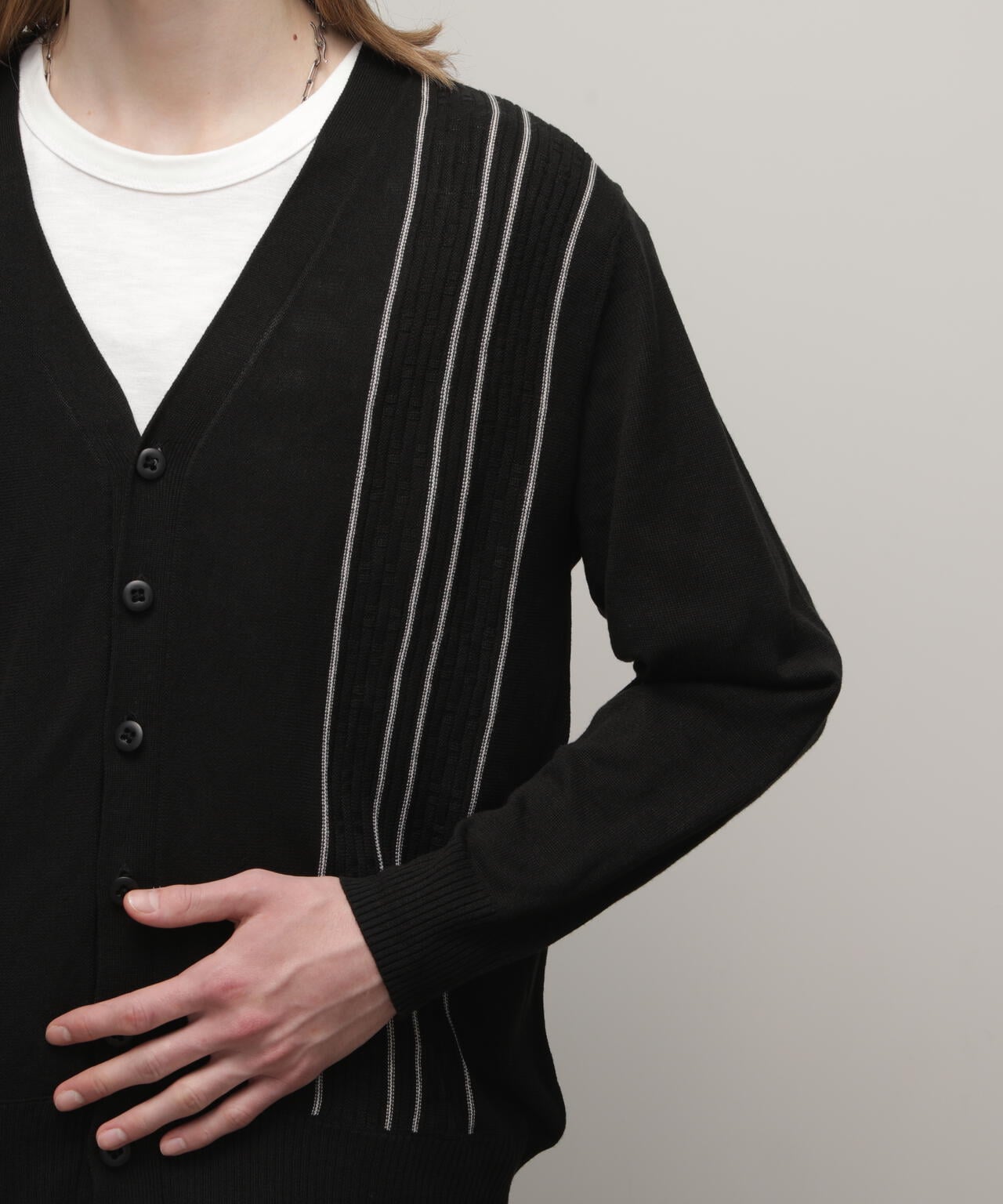 LS KNIT CARDIGAN /ニット カーディガン