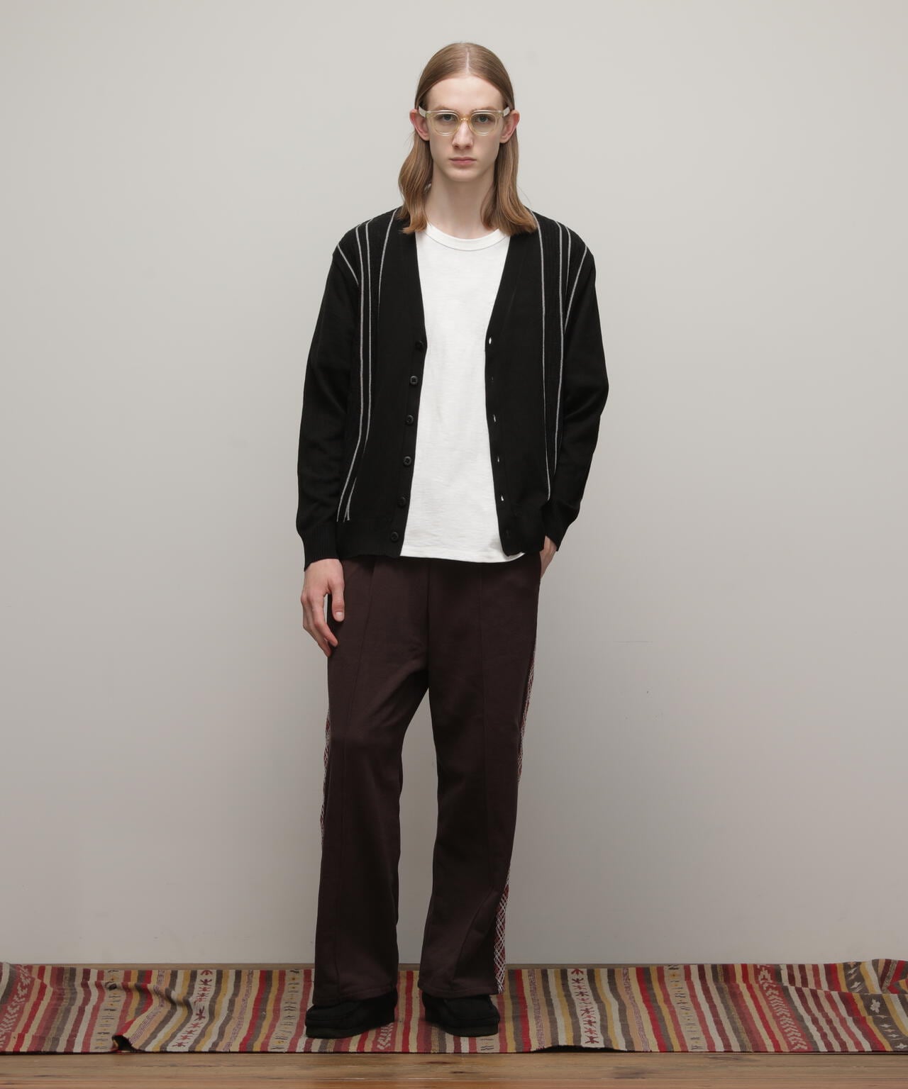LS KNIT CARDIGAN /ニット カーディガン