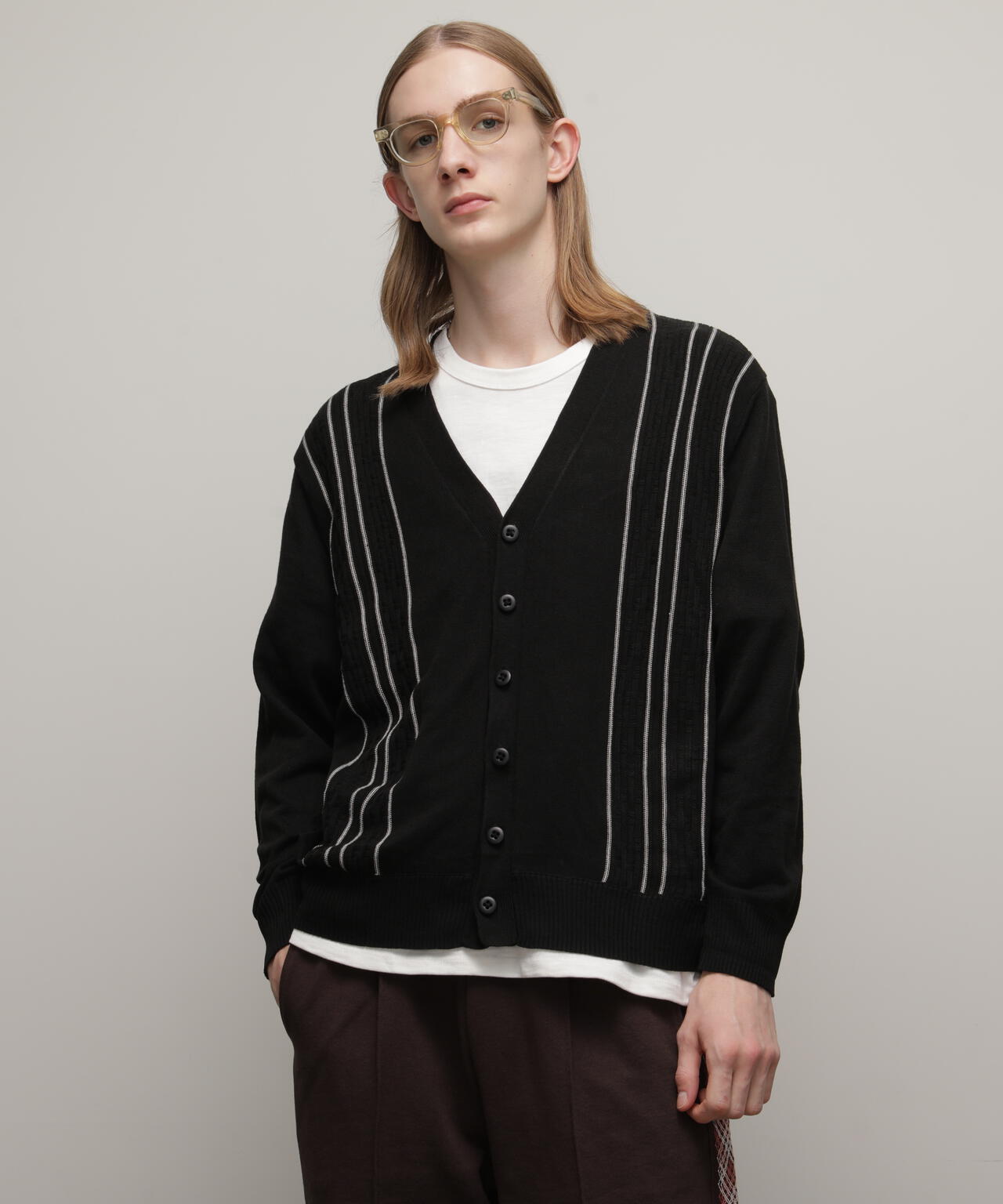 LS KNIT CARDIGAN /ニット カーディガン