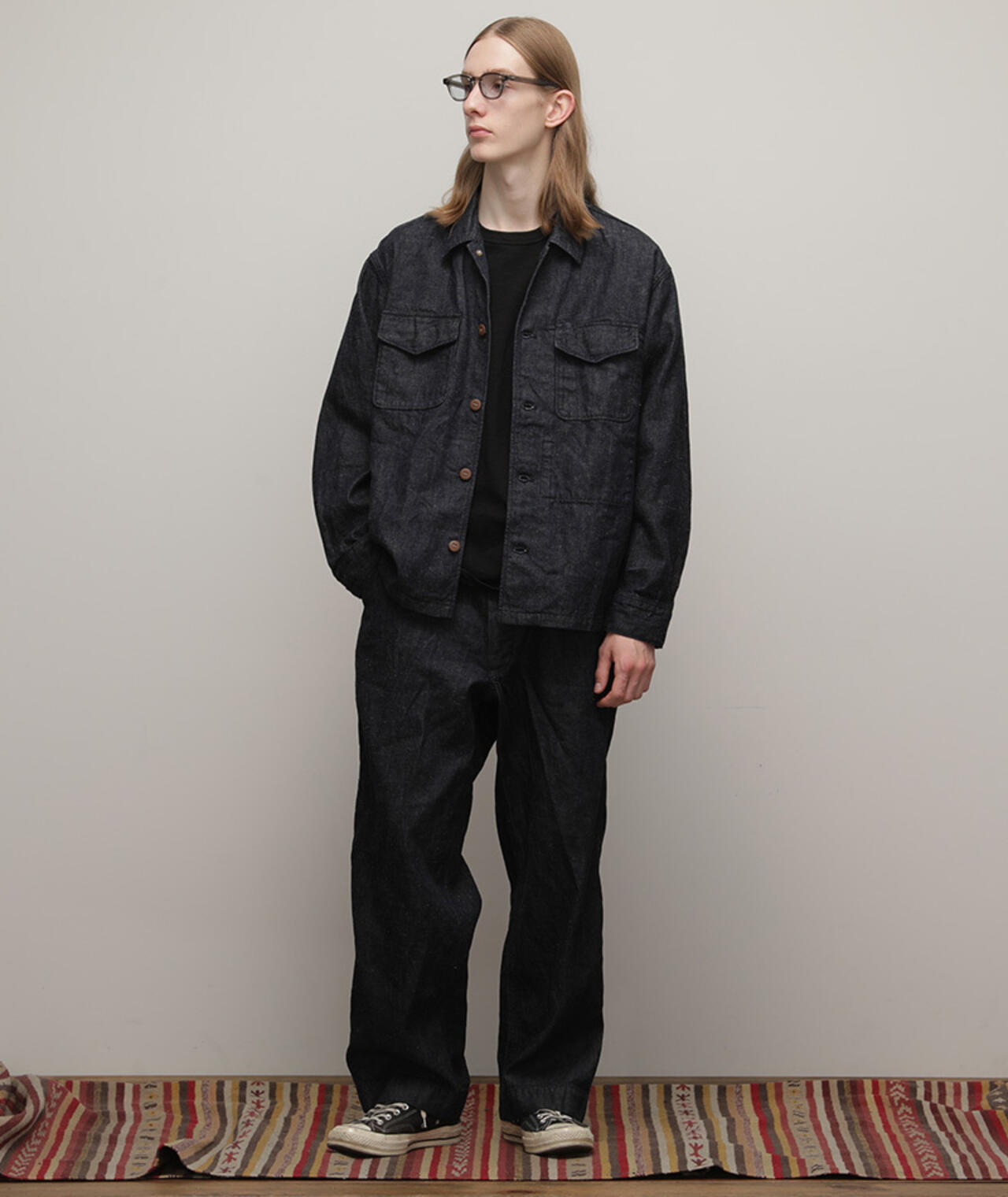 DENIM UTILITY JACKET/デニム ユーティリティージャケット