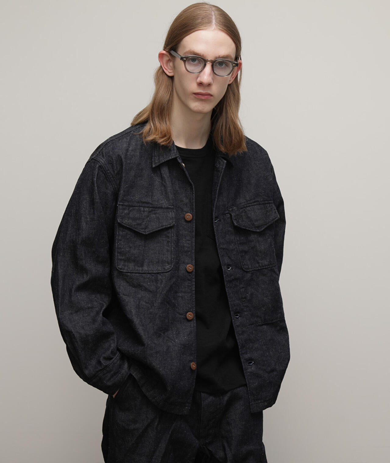 DENIM UTILITY JACKET/デニム ユーティリティージャケット