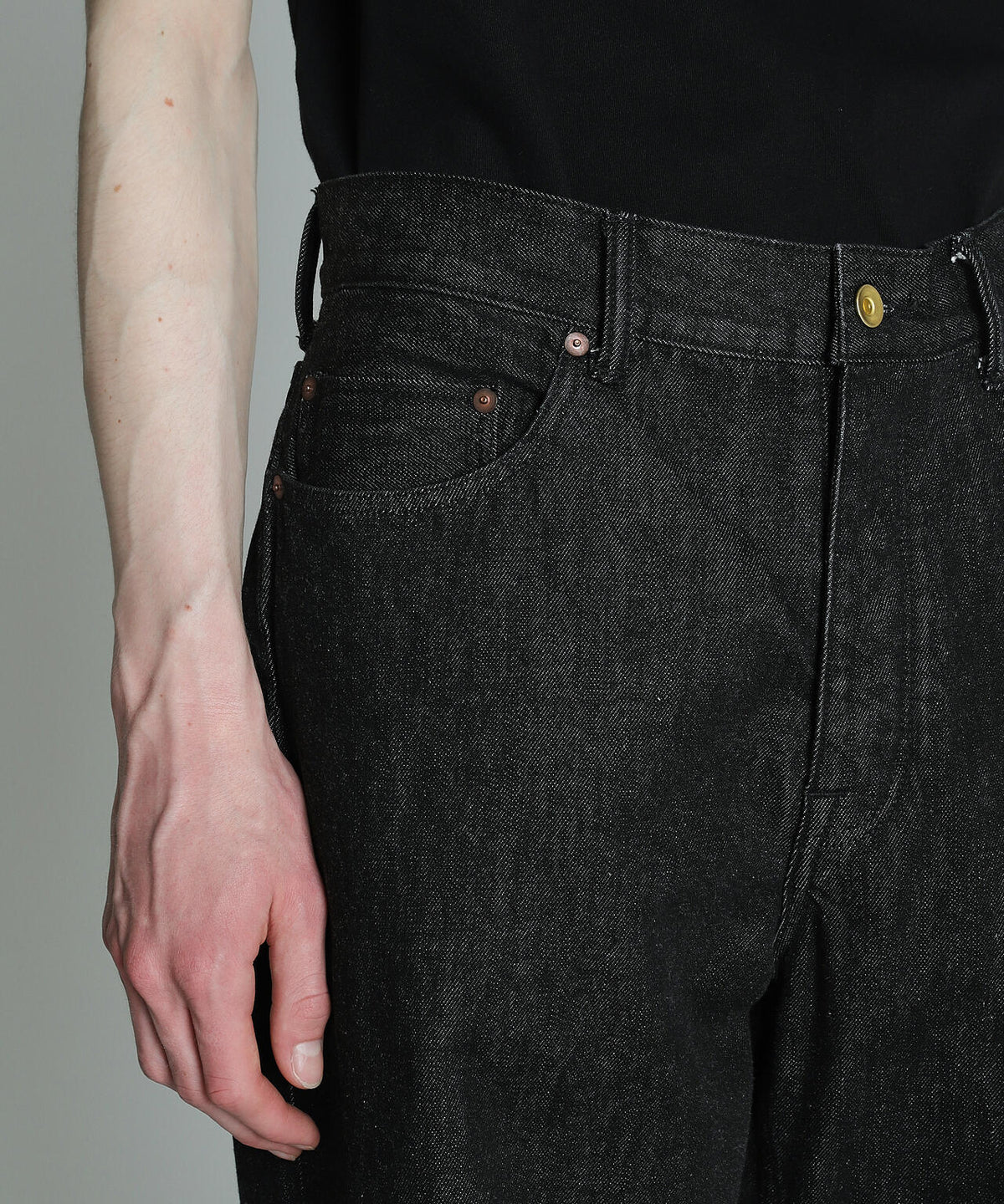 LOT.125 BLACK DENIM/ブラック デニム パンツ