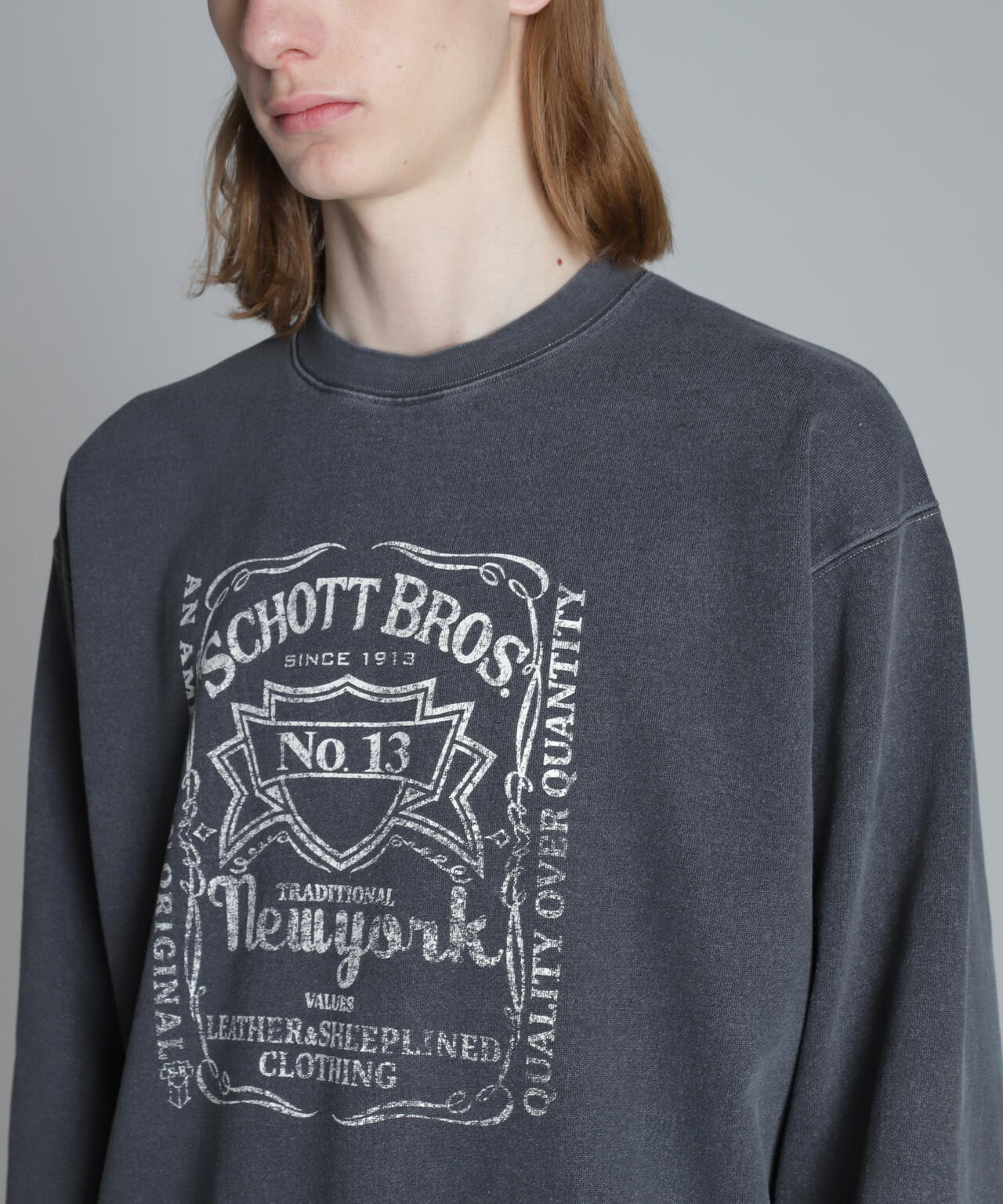 SQUARE LOGO CREW SWEAT/スクエアロゴ クルースウェット