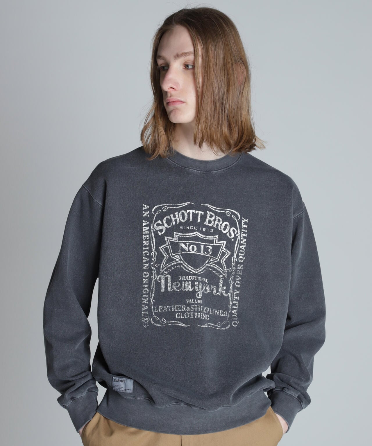 SQUARE LOGO CREW SWEAT/スクエアロゴ クルースウェット