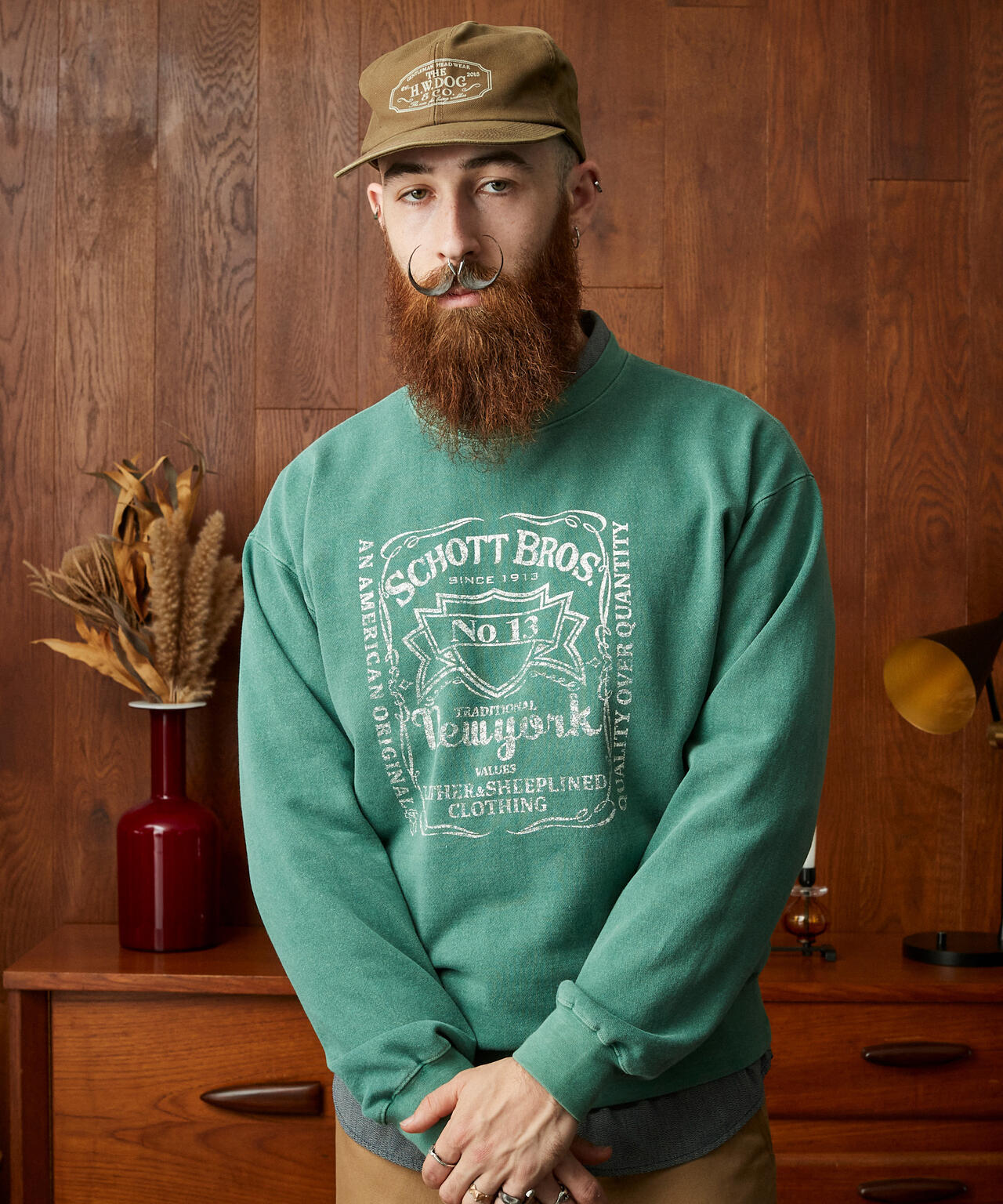 SQUARE LOGO CREW SWEAT/スクエアロゴ クルースウェット