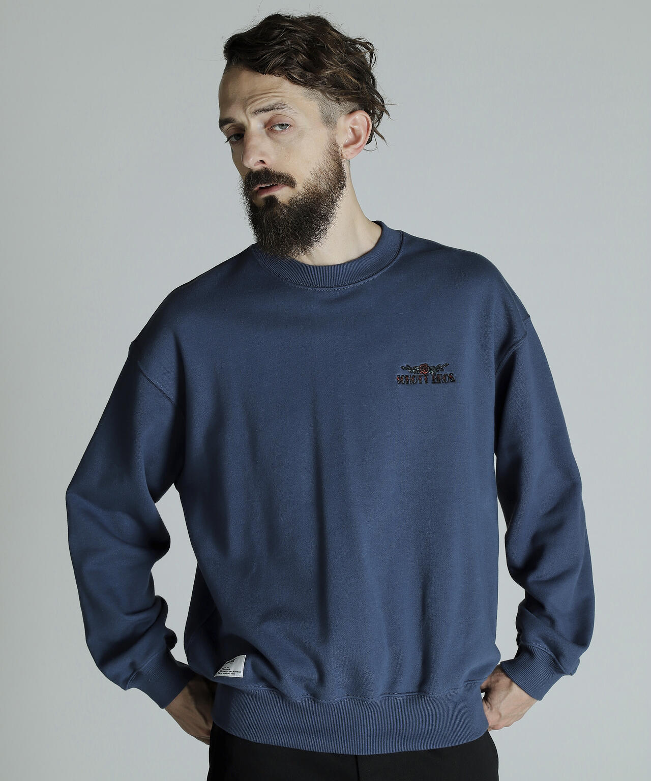 CREW SWEAT SHAKE HAND DRAGON/クルースウェット シェイクハンドドラゴン