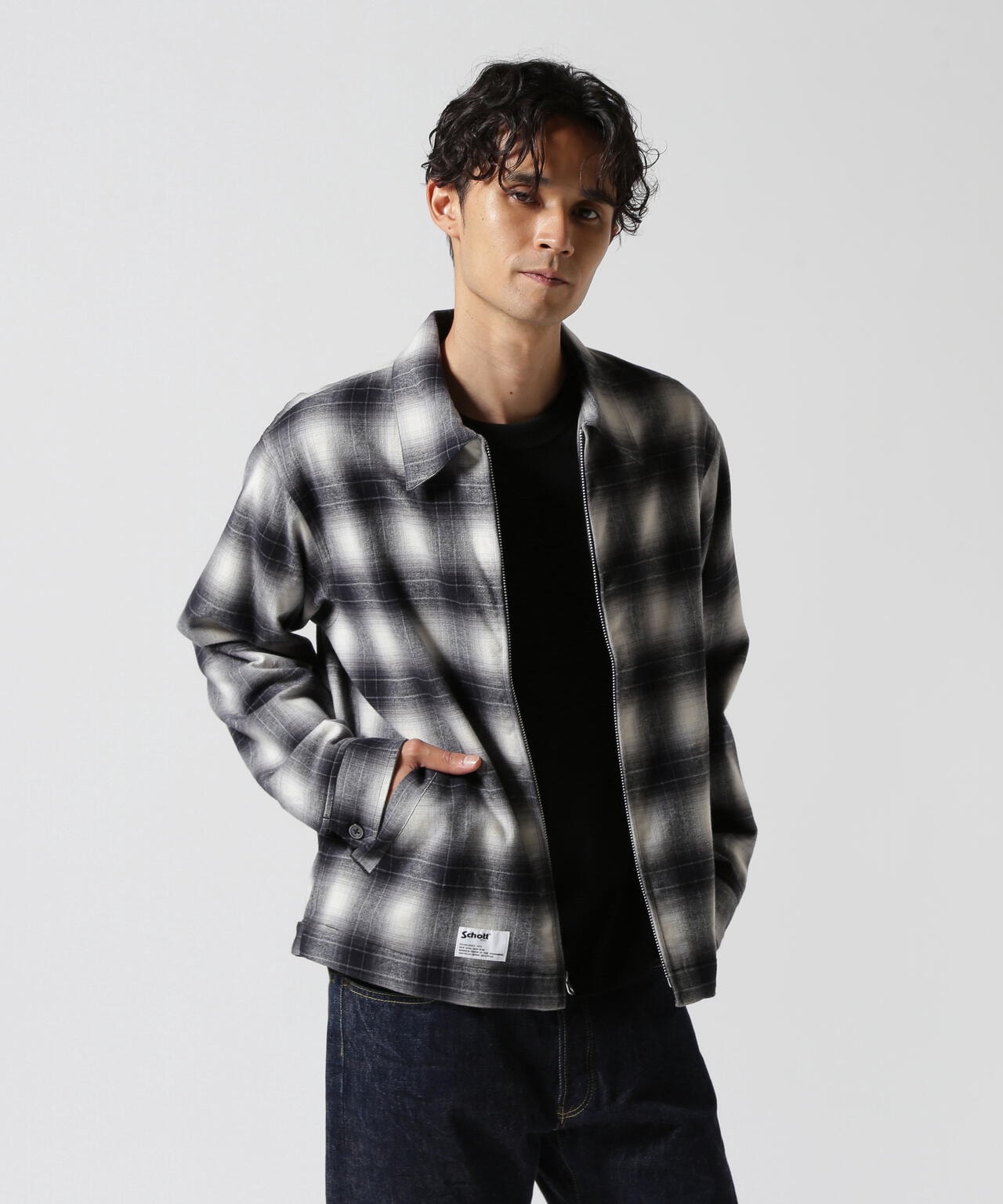 OMBRE CHECK FLANNEL JACKET/オンブレチェック フランネルジャケット