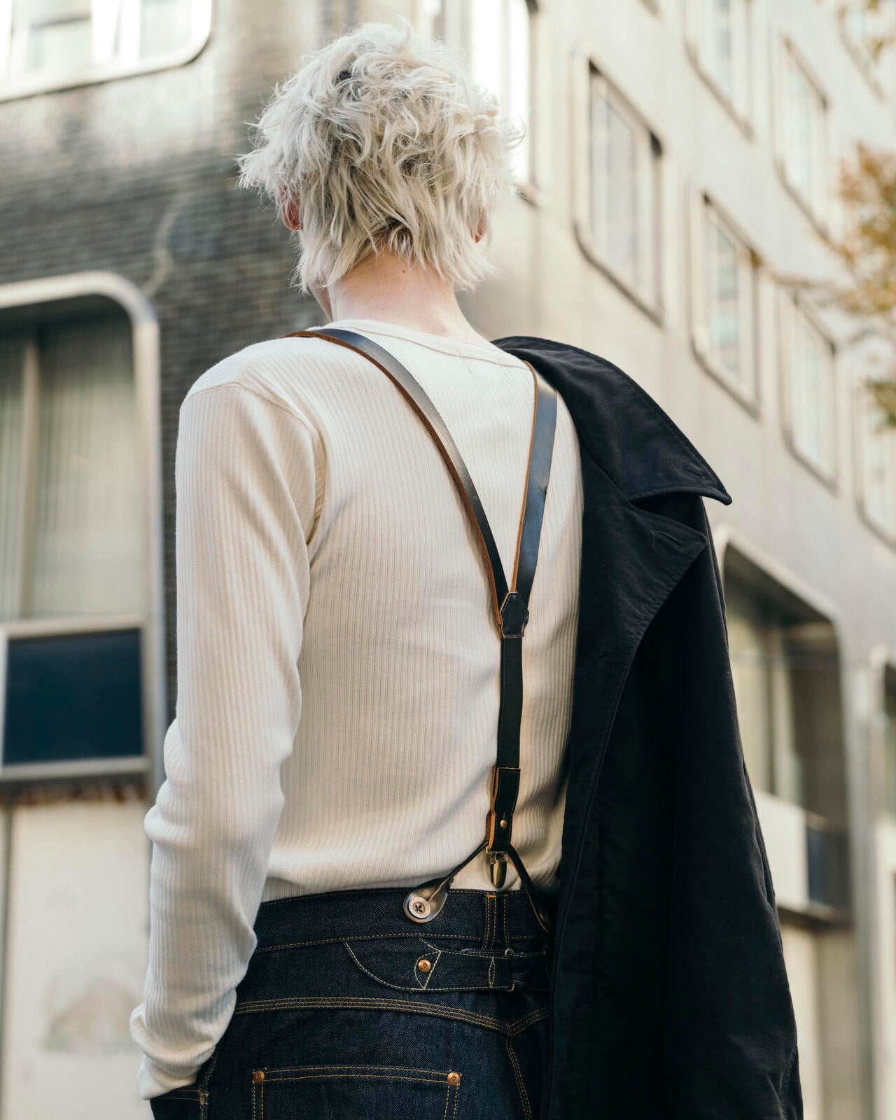 LEATHER SUSPENDER/レザーサスペンダー