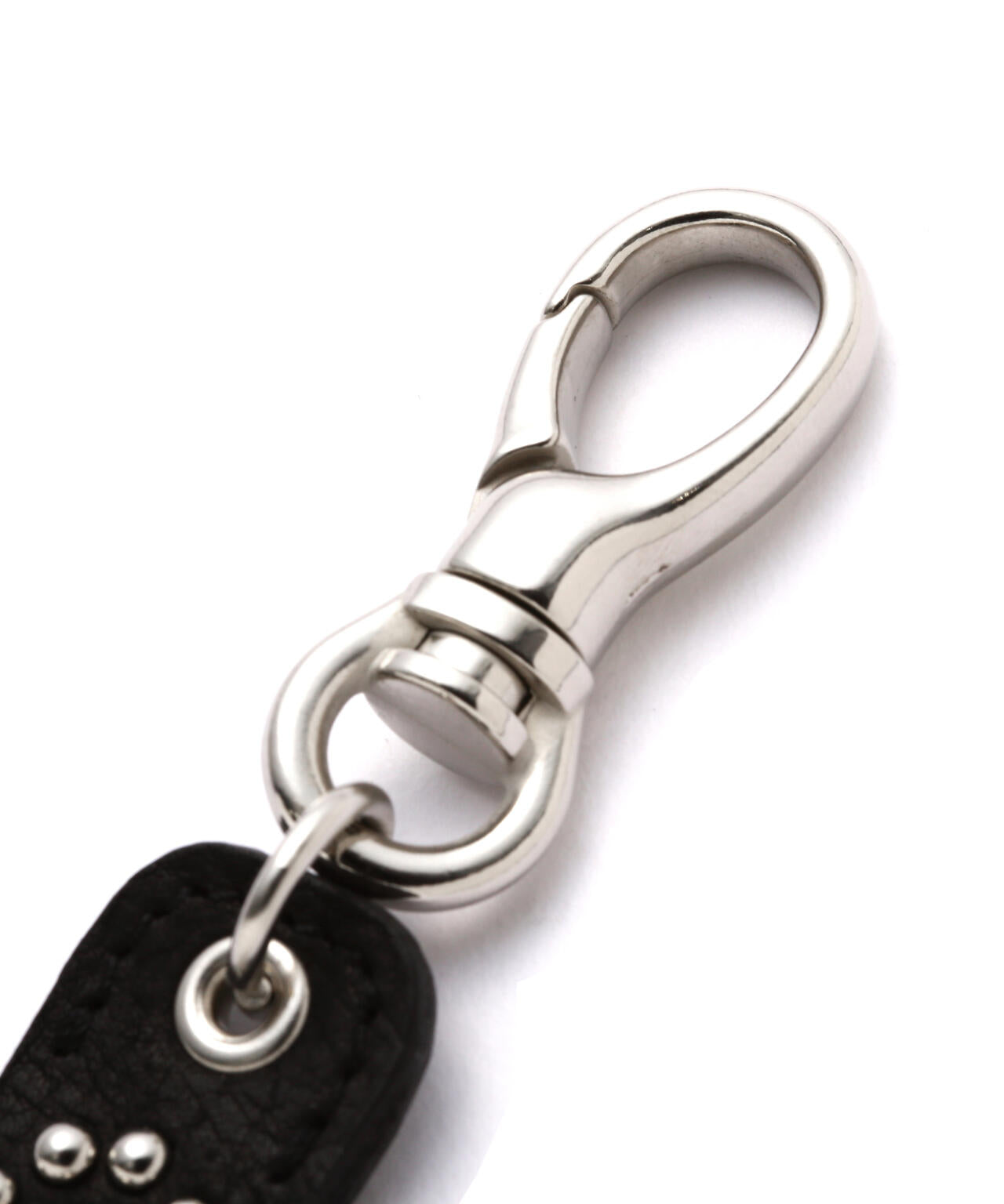 FLOWER STUDS LEATHER KEY HOLDER/フラワースタッズ レザーキーホルダー