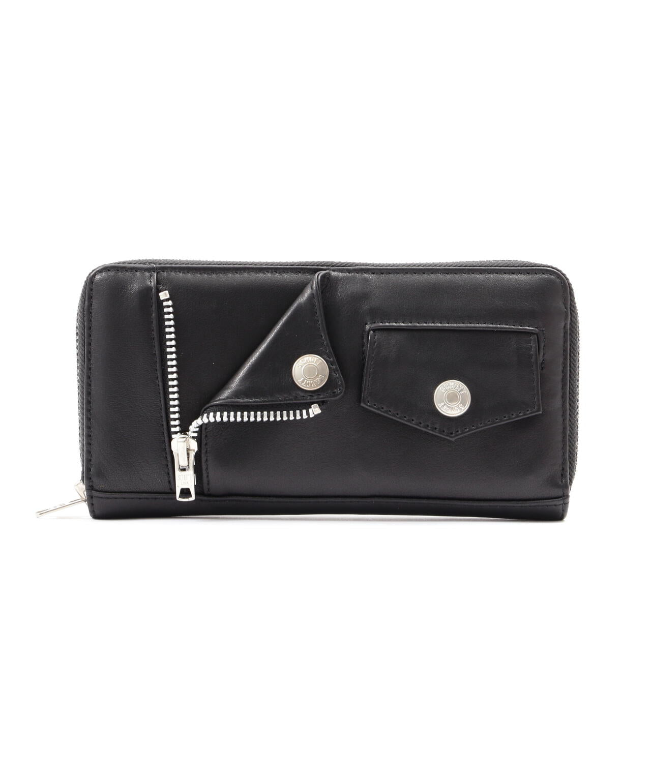 LEATHER RIDERS ZIP WALLET/レザー ライダース ジップウォレット
