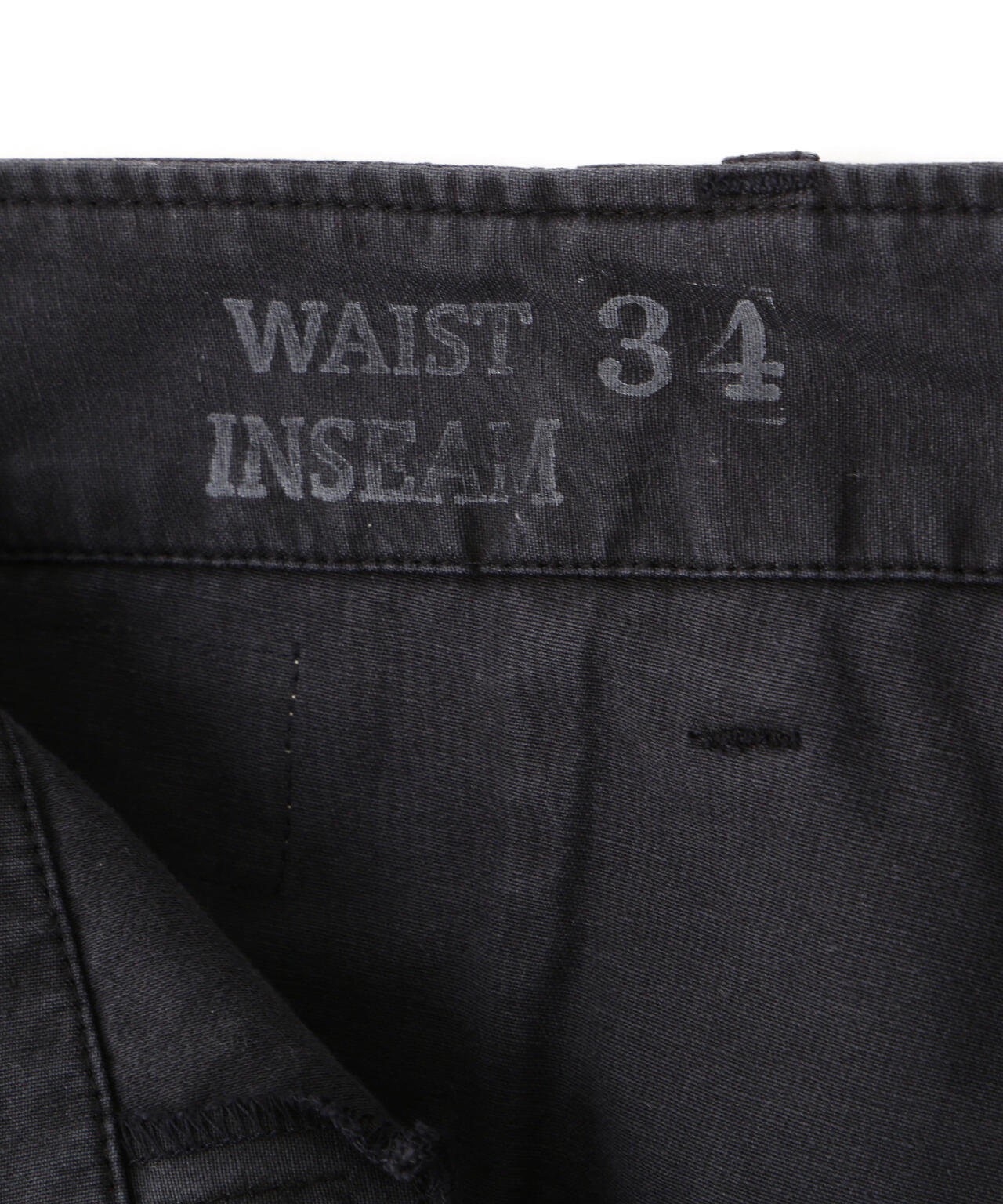 BACK SATIN BAKER TROUSERS/バックサテン ベイカーパンツ