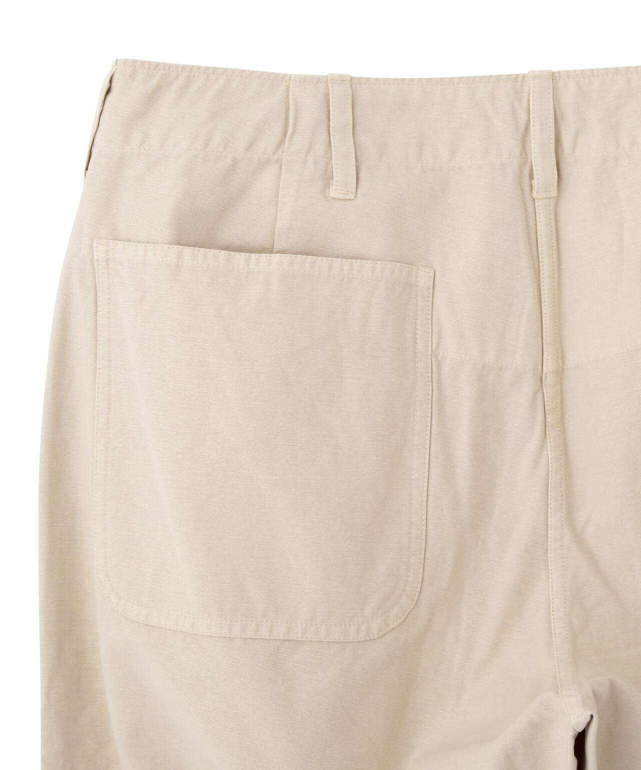 BACK SATIN BAKER TROUSERS/バックサテン ベイカーパンツ